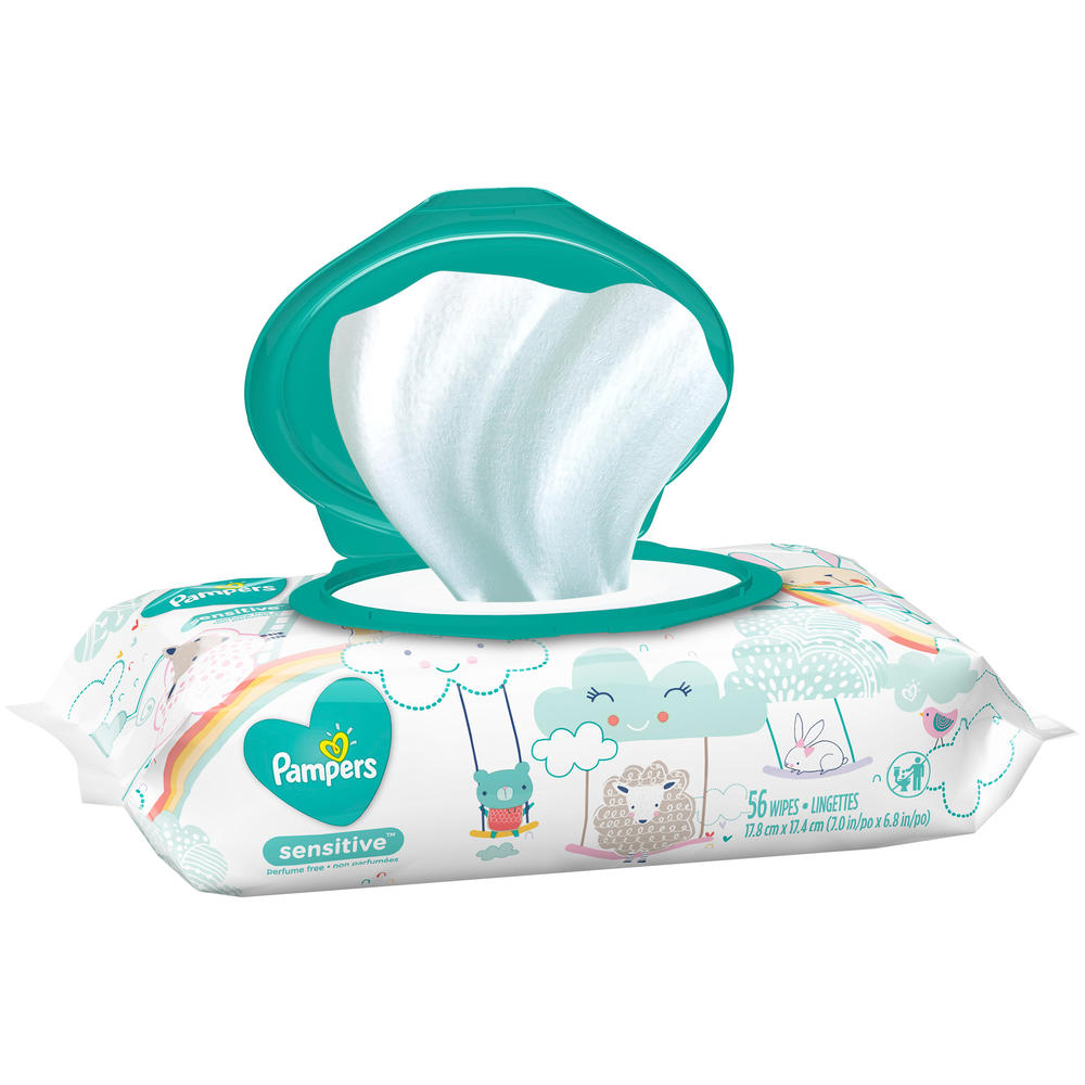 Pampers Baby Wipes Sensitive 56 Count