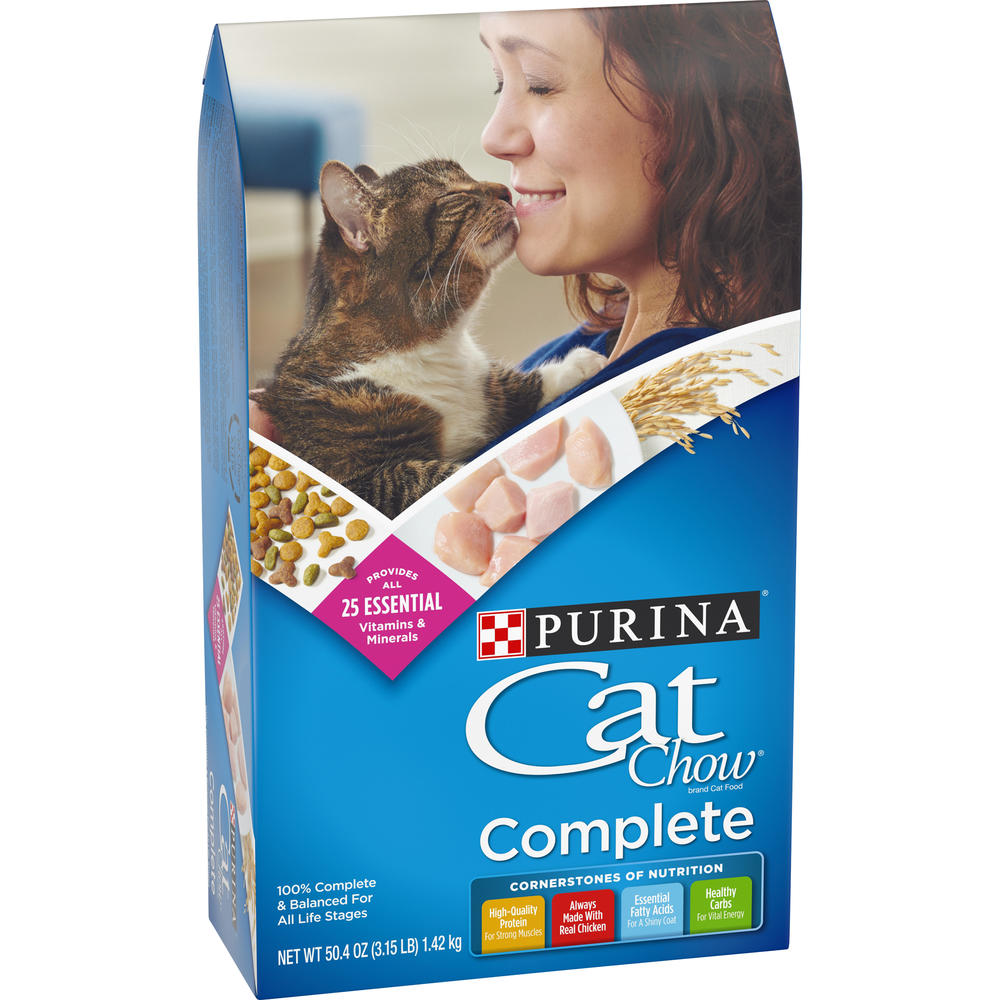 Purina Cat Chow Complete Cat Food 3.15 lb. Bag