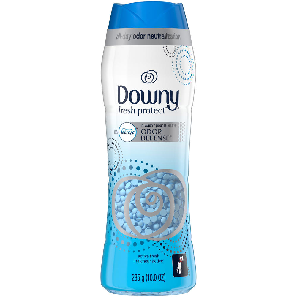 Downy Fresh Protect In-Wash Scent Booster Beads, Active Fresh, 10 oz