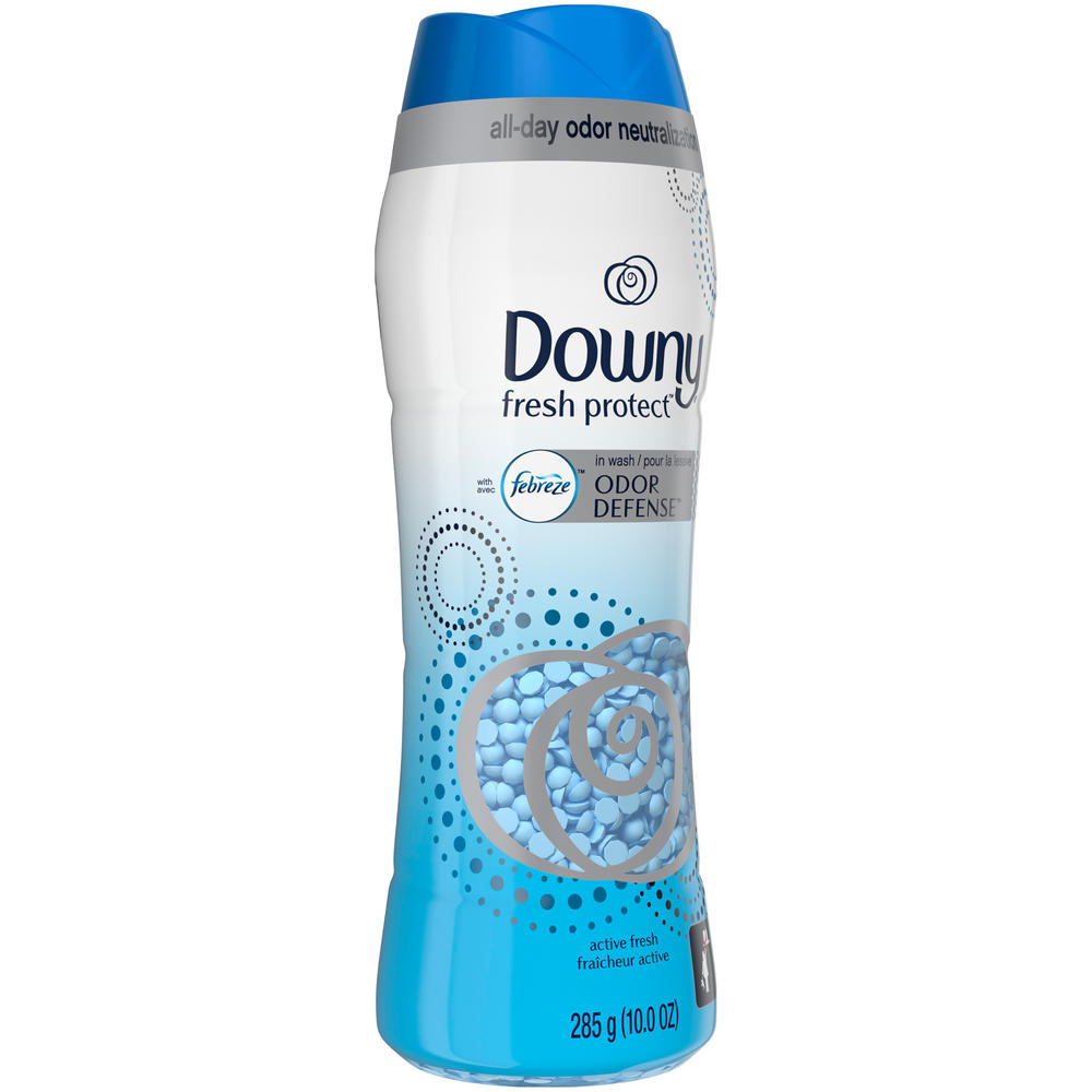 Downy Fresh Protect In-Wash Scent Booster Beads, Active Fresh, 10 oz
