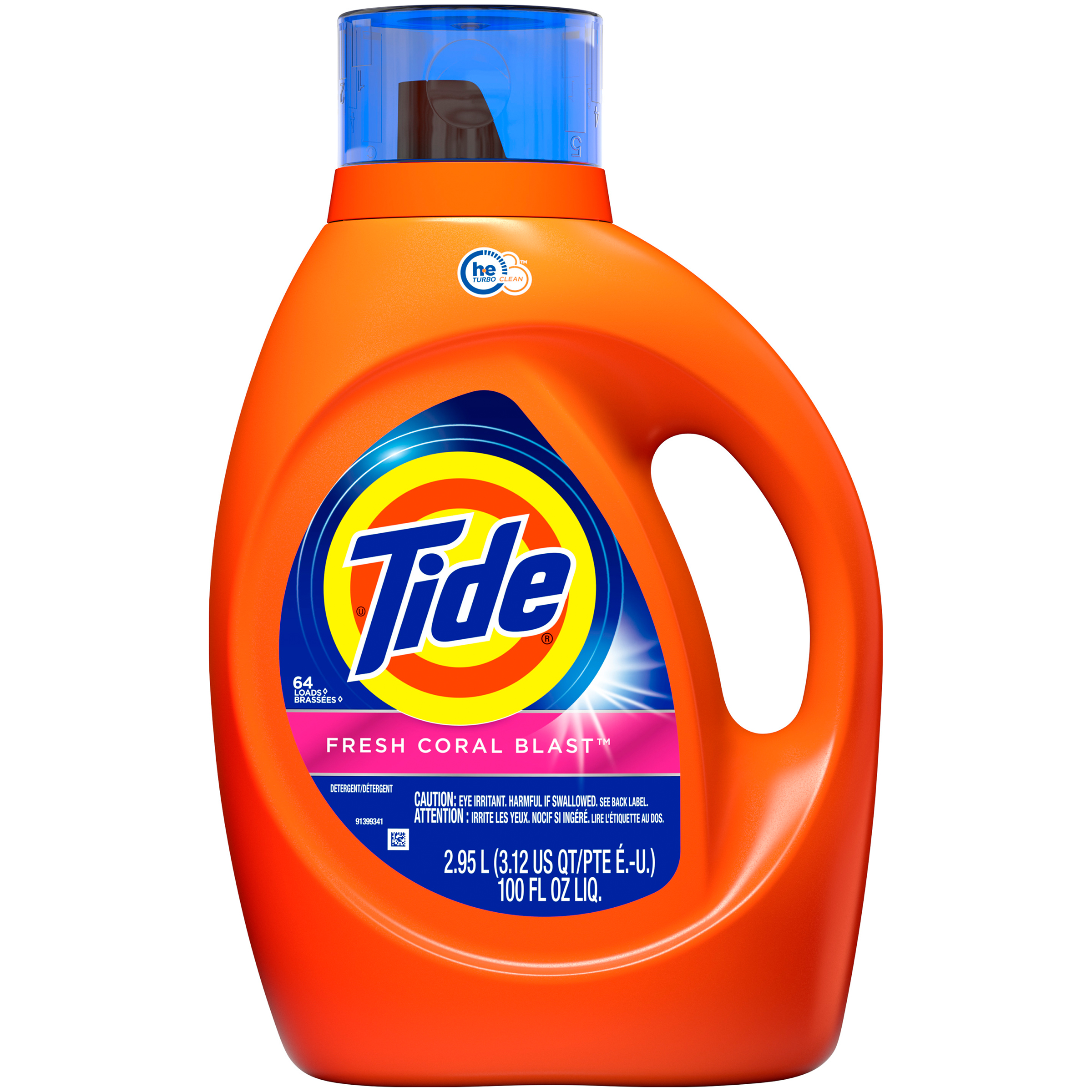 Tide Fresh Coral Blast Liquid Laundry Detergent 100 fl. oz. Jug Tide Fresh Coral Blast Liquid Laundry Detergent 100 fl. oz. Jug