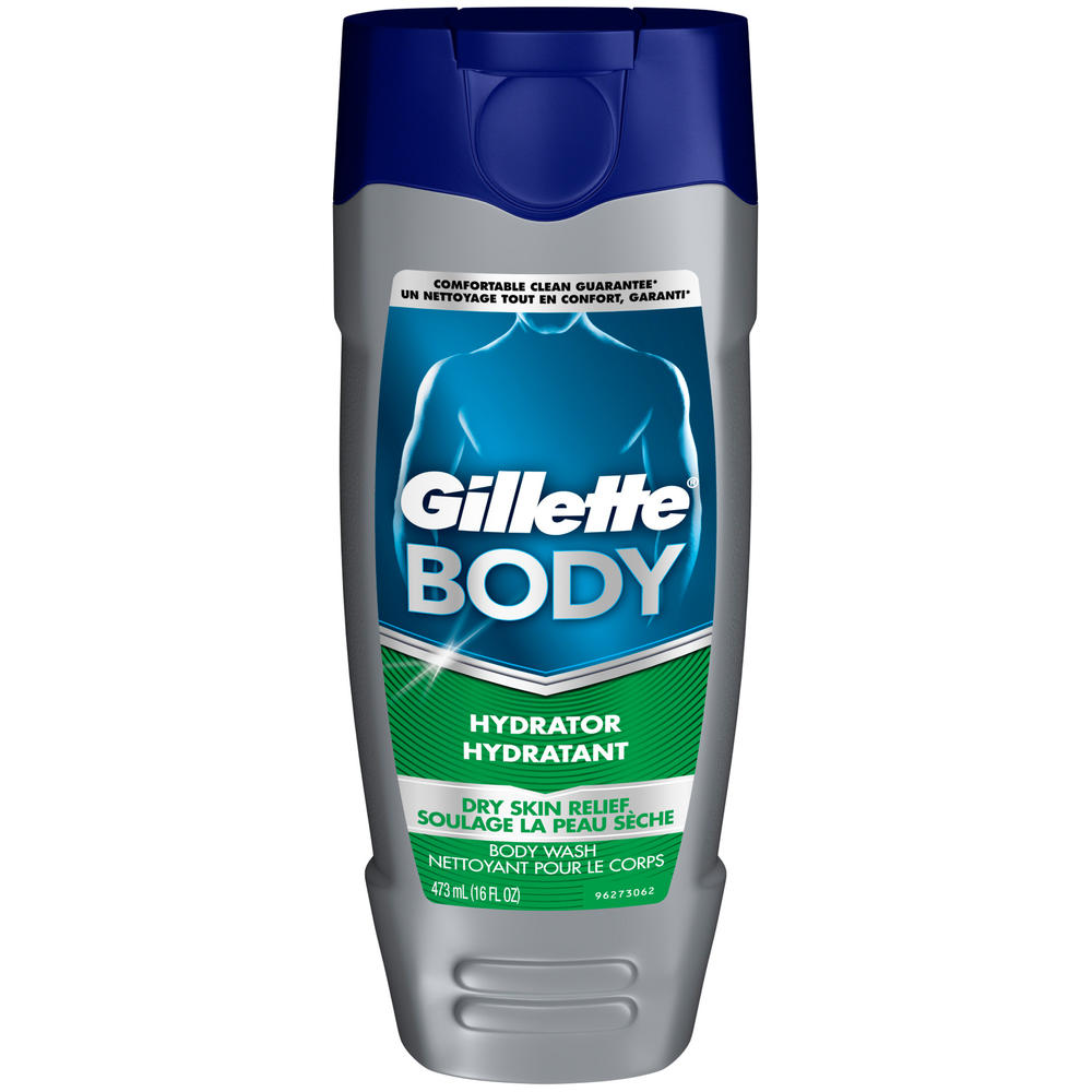 Gillette Hydrator Body Wash, Hydrating, 16 fl oz