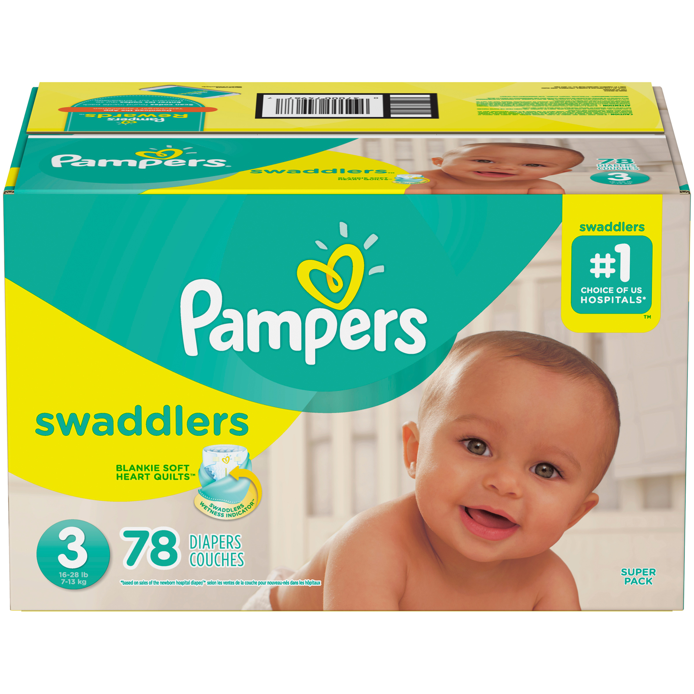 pampers swaddlers diapers size 3