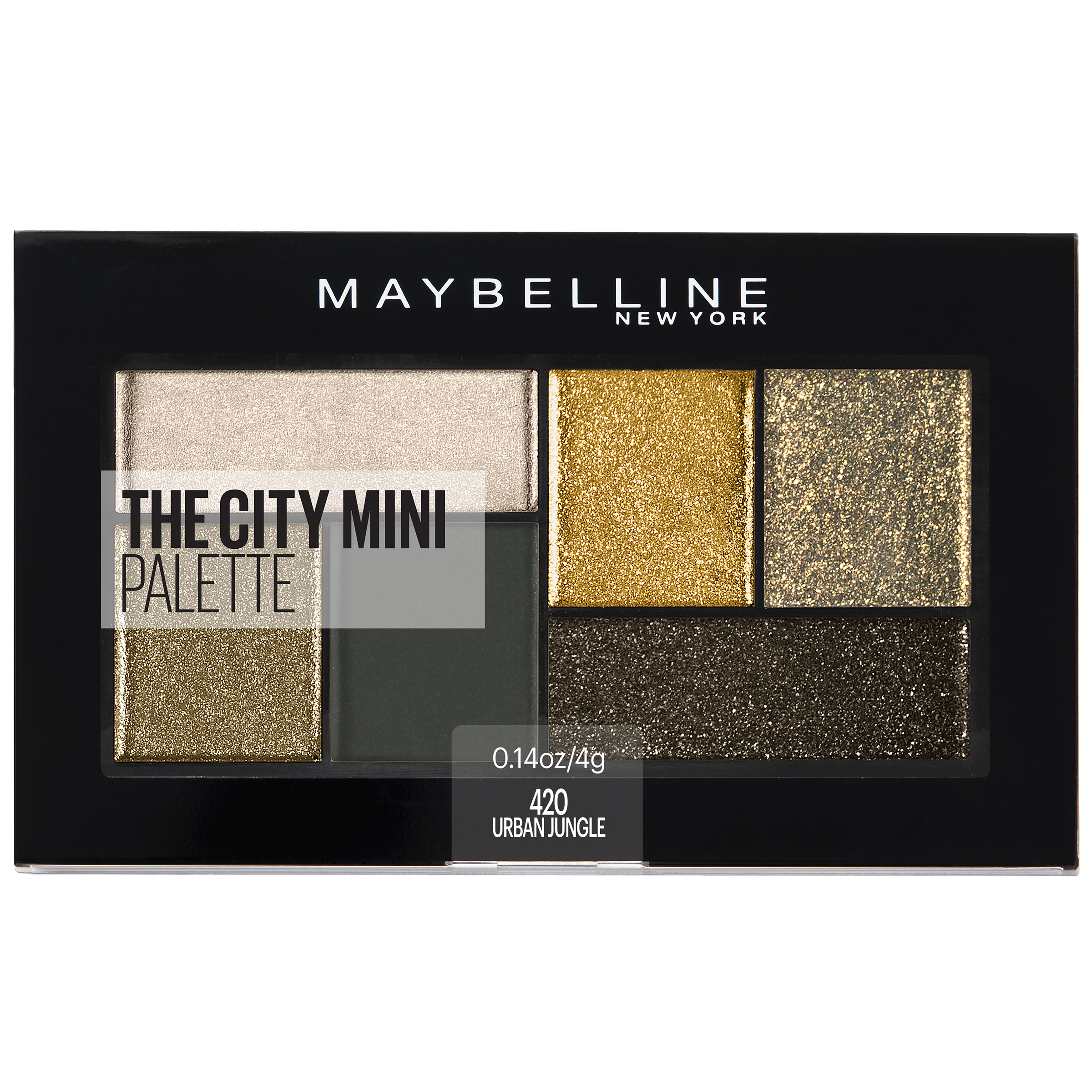 Maybelline New York Maybelline The City Mini Eyeshadow Palette Makeup, Urban Jungle, 0.14 oz.