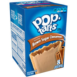 Kellogg's Evonature Kellogg\'s Frosted Brown Sugar Pop Tarts, Cinnamon, 14 oz (package of 2 Boxes)