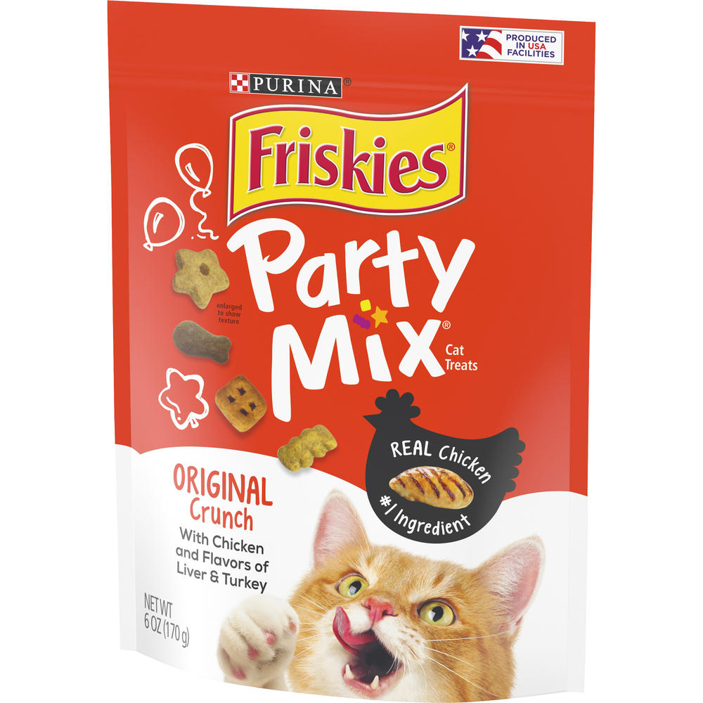 Friskies Party Mix(TM) Original Crunch Cat Treats 6 oz. Pouch