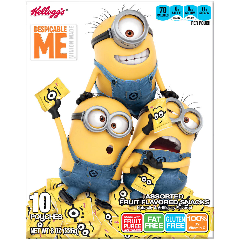 Kellogg's ® Despicable Me Minion Made™ Assorted Fruit Flavored Snacks 10 ct Box