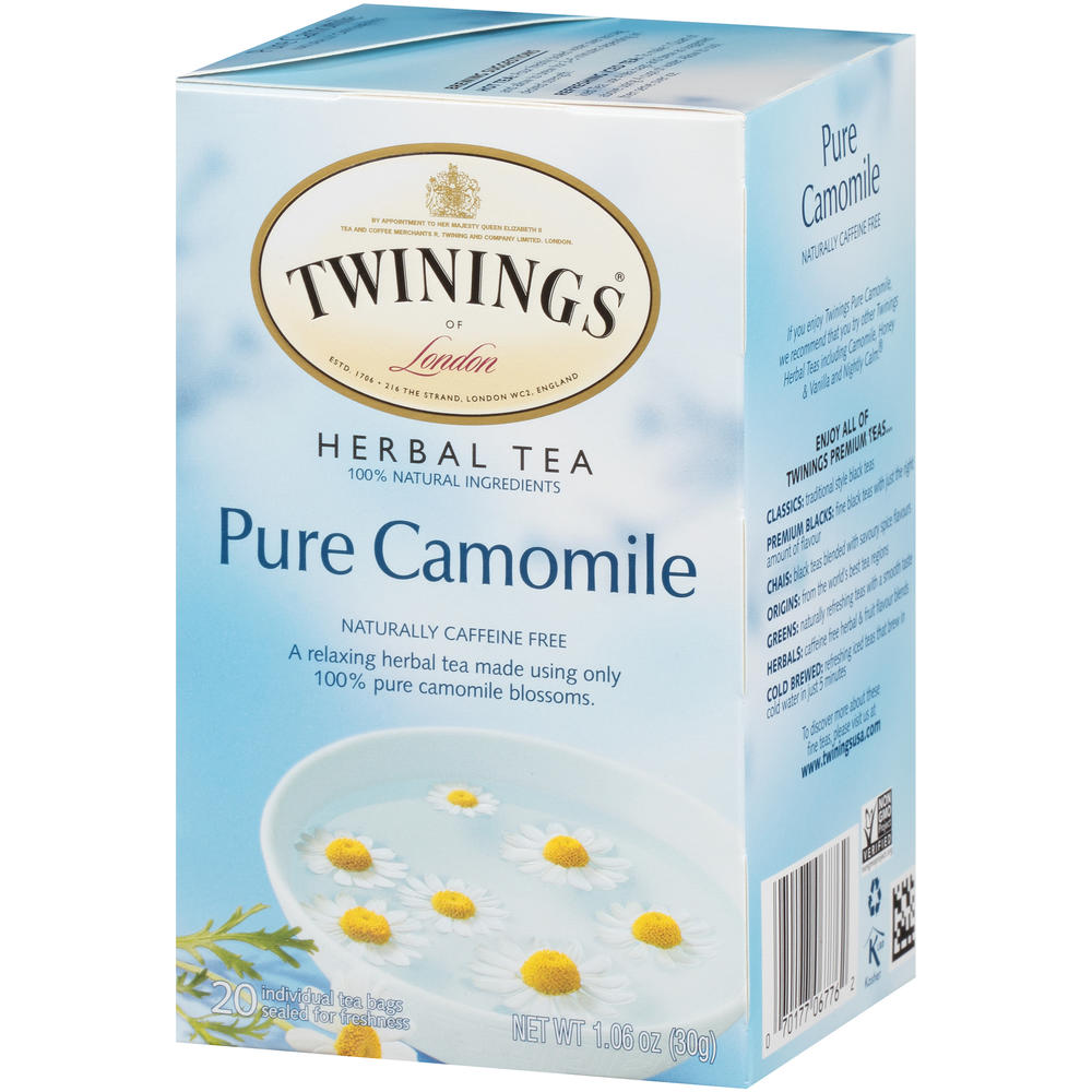 Twinings of London Herbal Tea, Pure Camomile, 20 tea bags [1.06 oz (30 g)]