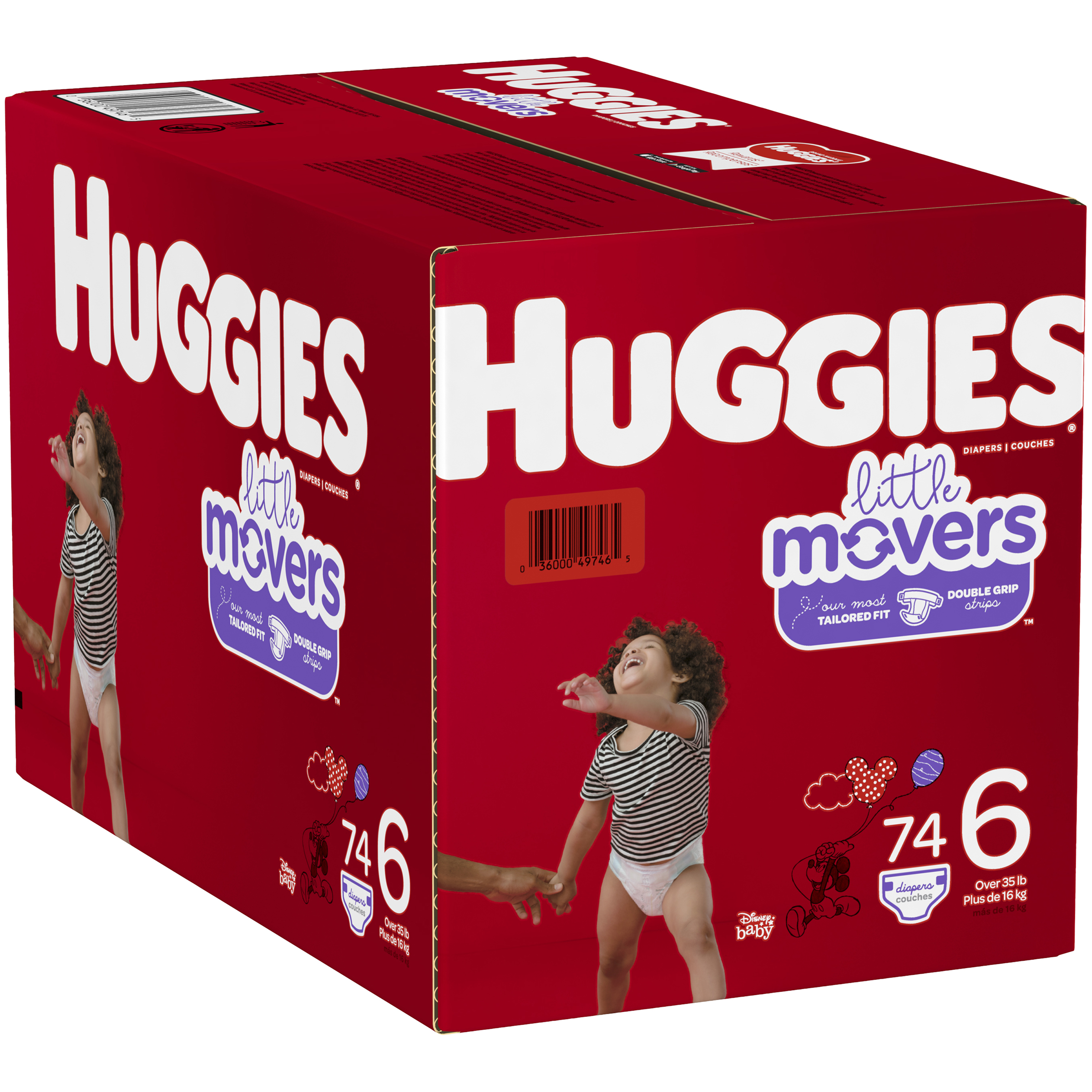 huggies diapers little movers size 6