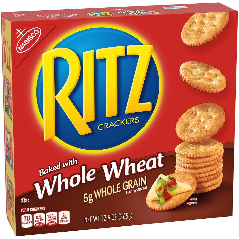 Ritz Crackers Baked with Whole Wheat 12.9 oz. Box