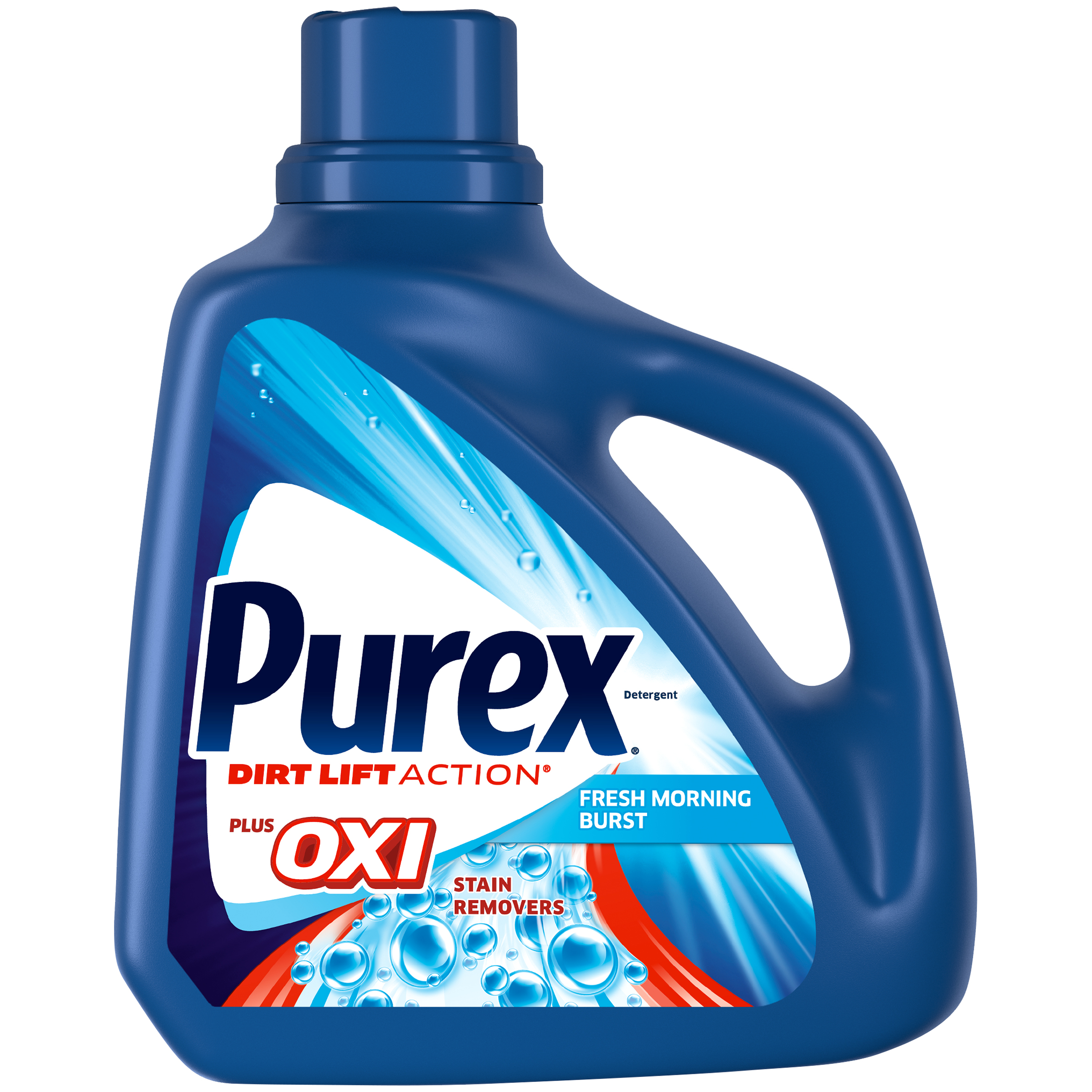 Purex Laundry Detergent, Plus Oxi & Zout(R) Fresh Morning Burst, 128 fl