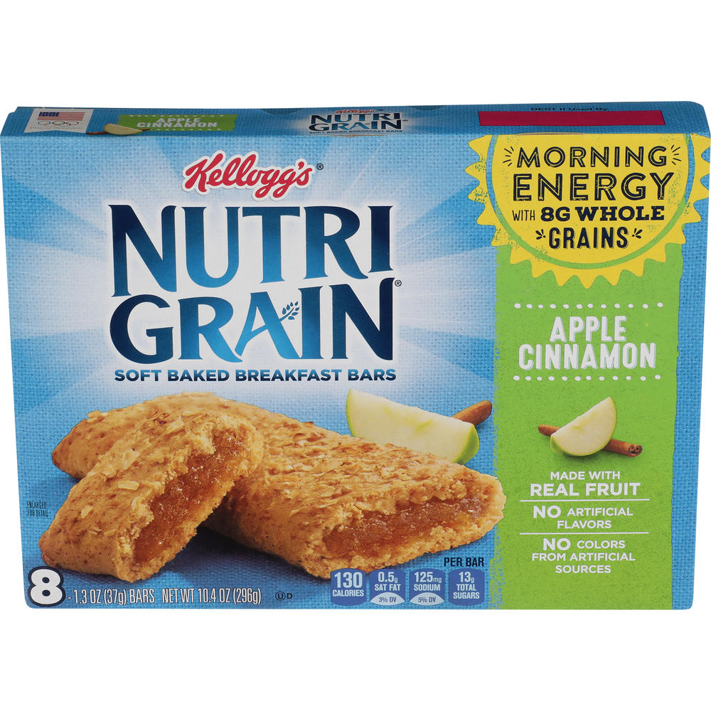 Kellogg's Nutri-Grain Cereal Bars, 8pk. Apple Cinnamon
