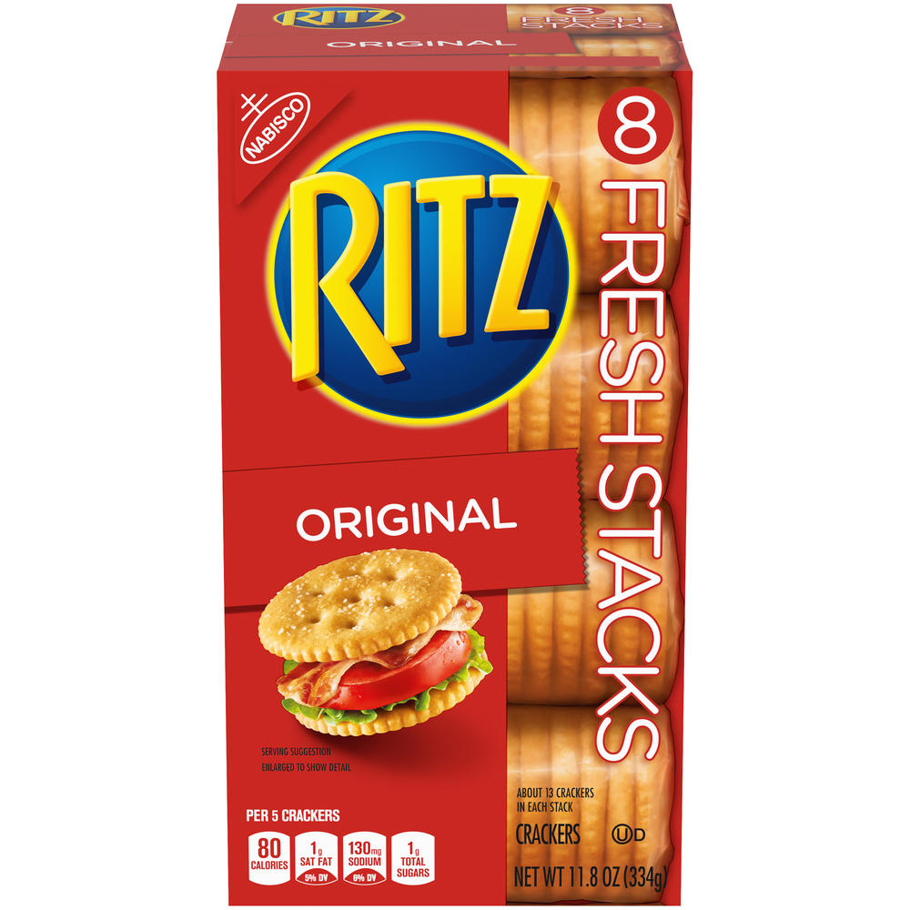 Ritz Crackers 8 Fresh Stacks, Net Wt 11.8 oz (334 g)