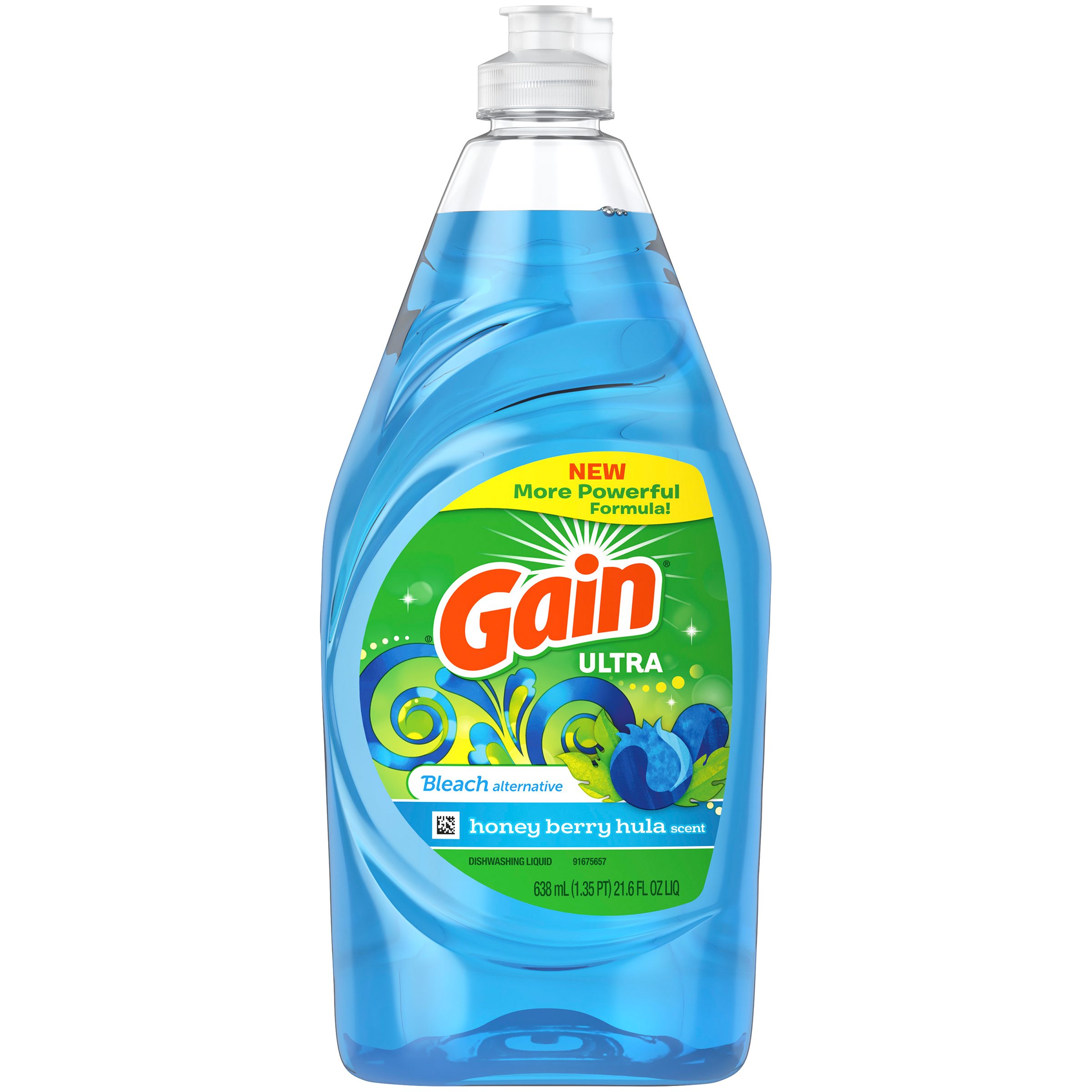 Gain Ultra Bleach Alternative Dishwashing Liquid Dish Soap, Honey Berry Hula, 21.6 fl oz bundle Gain Ultra Bleach Alternative Dishwashing Liquid Dish Soap, Honey Berry Hula, 21.6 fl oz bundle