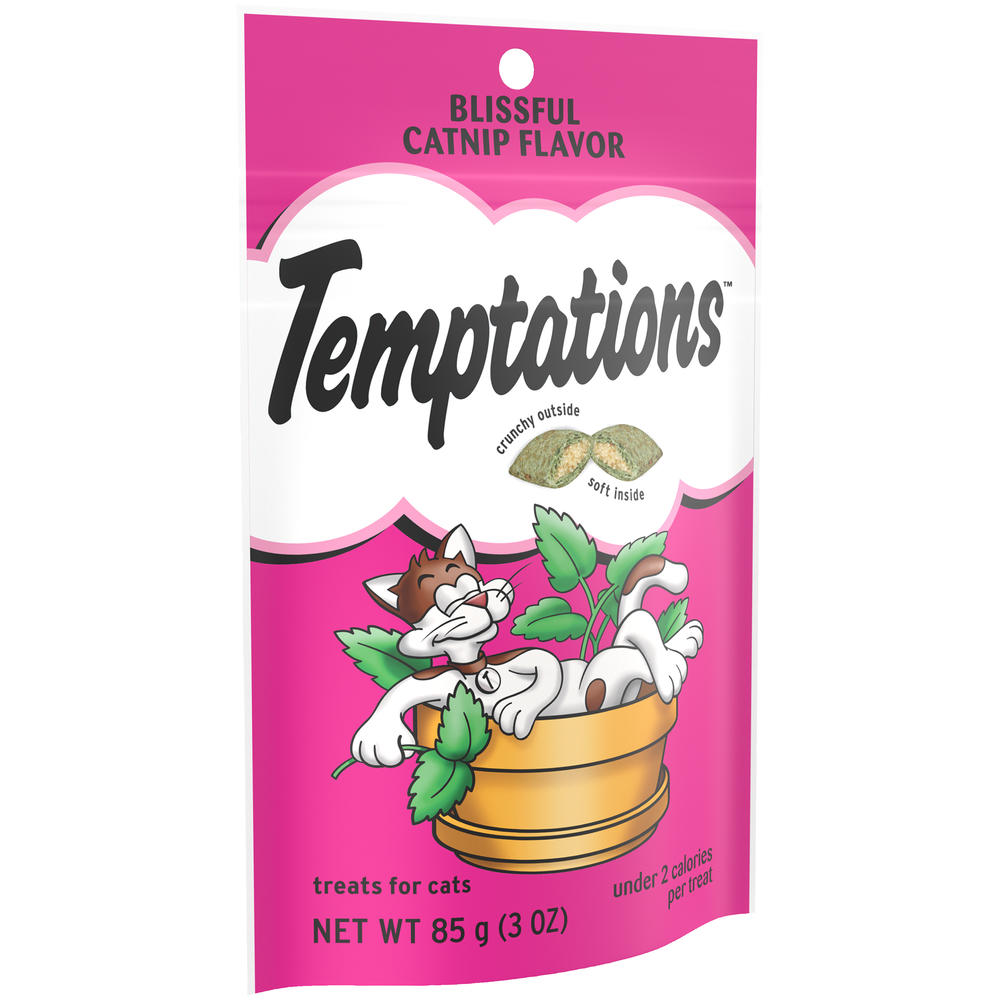 Whiskas Temptations Blissful Catnip Flavor Cat Treats 3 oz.