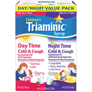 Children S Cough Cold Syrup Day Time Night Time 1 Value Pack 8 Fl Oz 236 Ml