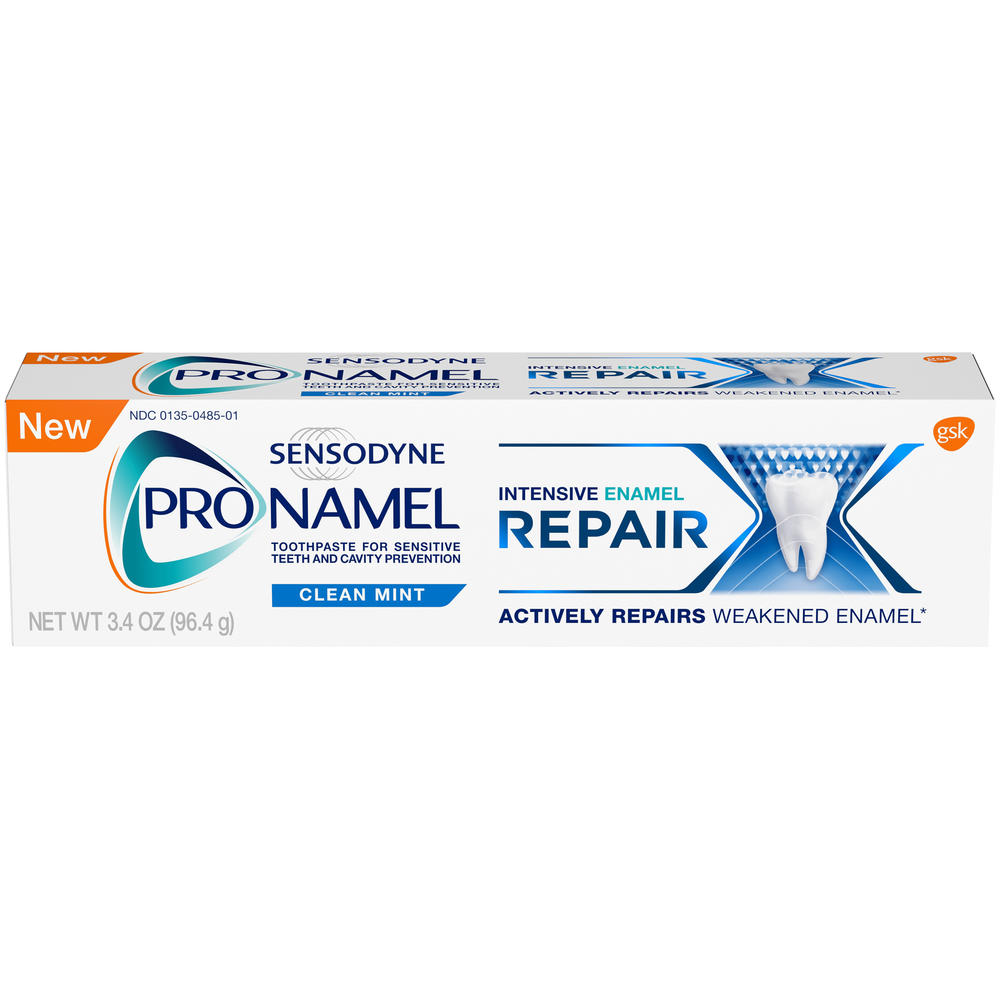 Sensodyne Pronamel Intensive Enamel Repair Clean Mint Toothpaste for Enamel Strengthening, 3.4 ounces