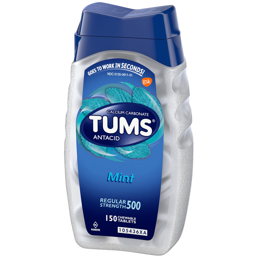 Tums &#174; Ultra Strength Peppermint Antacids Chewable Tablets 150 ct Bottle