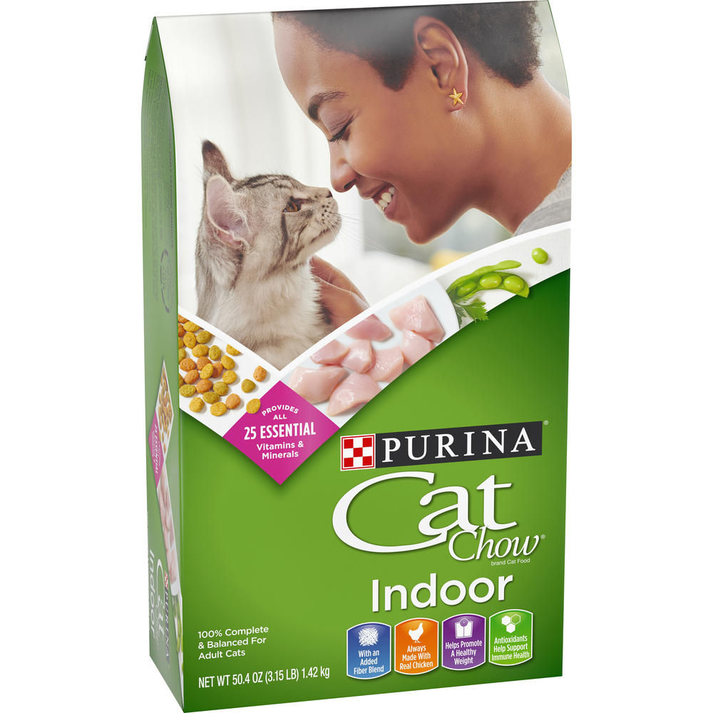 Purina Cat Chow Indoor Cat Food 50.4 oz. Bag
