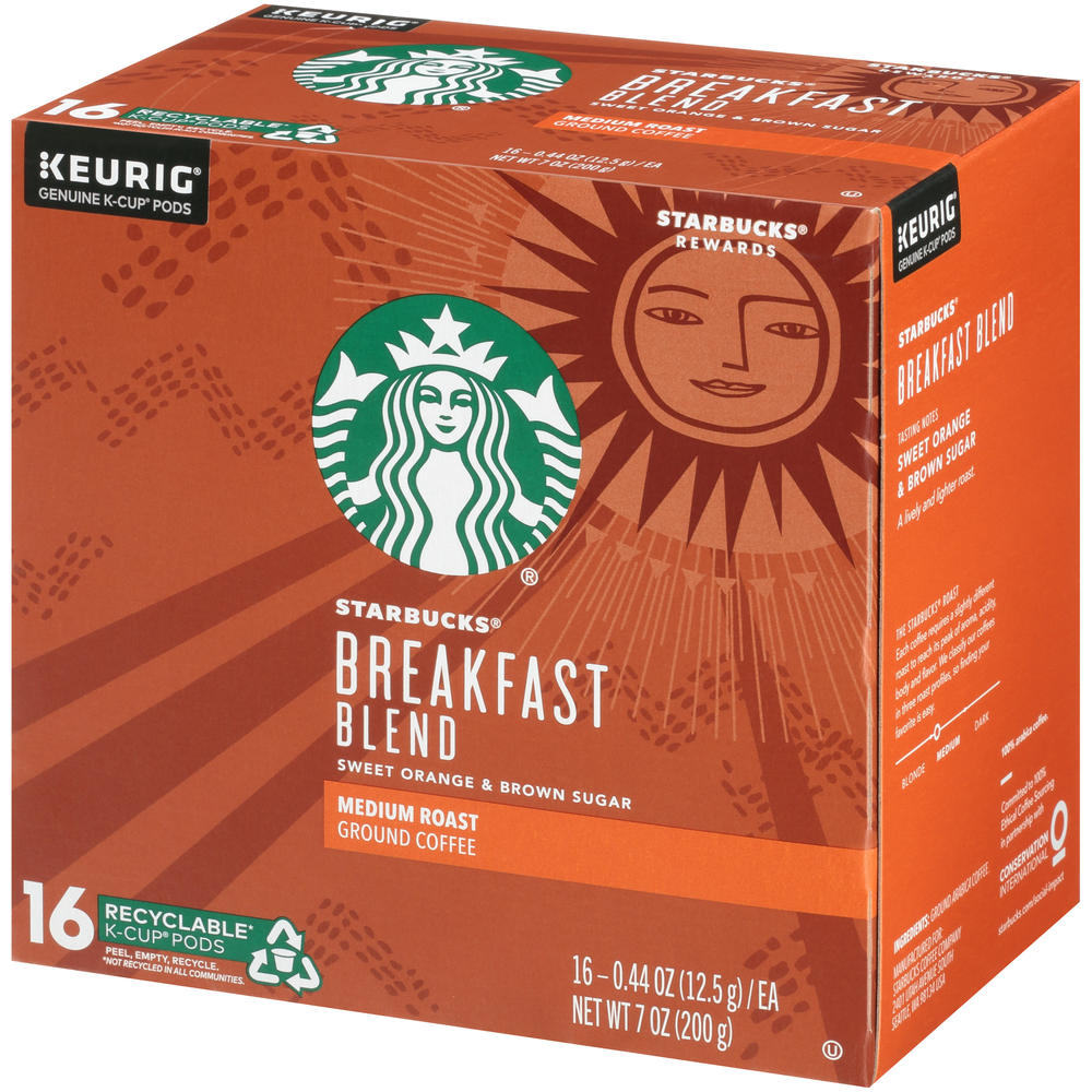 Starbucks Coffee Breakfast Blend K-Cups 0.758 lb