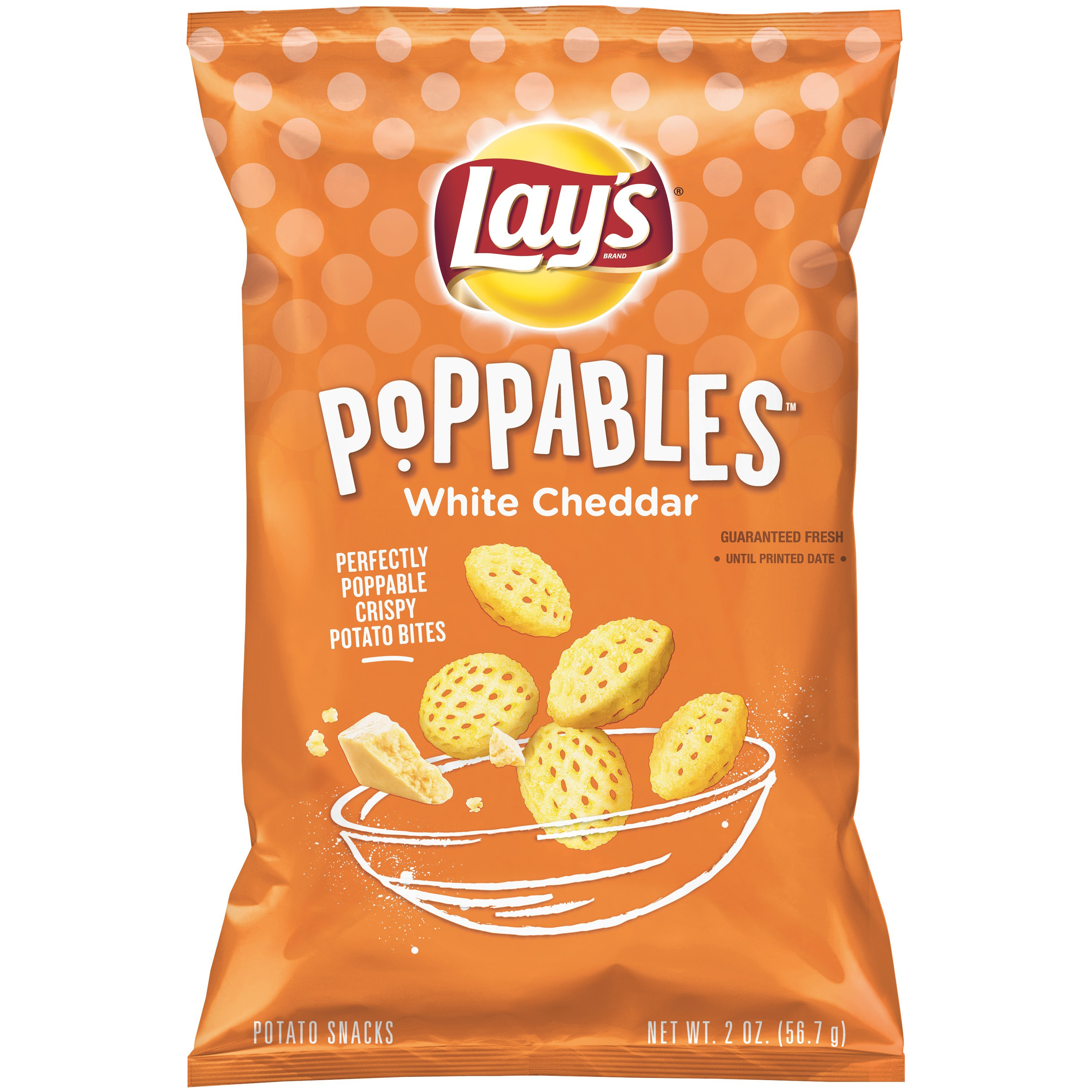 Lay's &#174; Poppables&#8482; White Cheddar Potato Snacks 2 oz. Bag