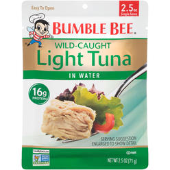 Bumble Bee Wild Caught Light Tuna In Water