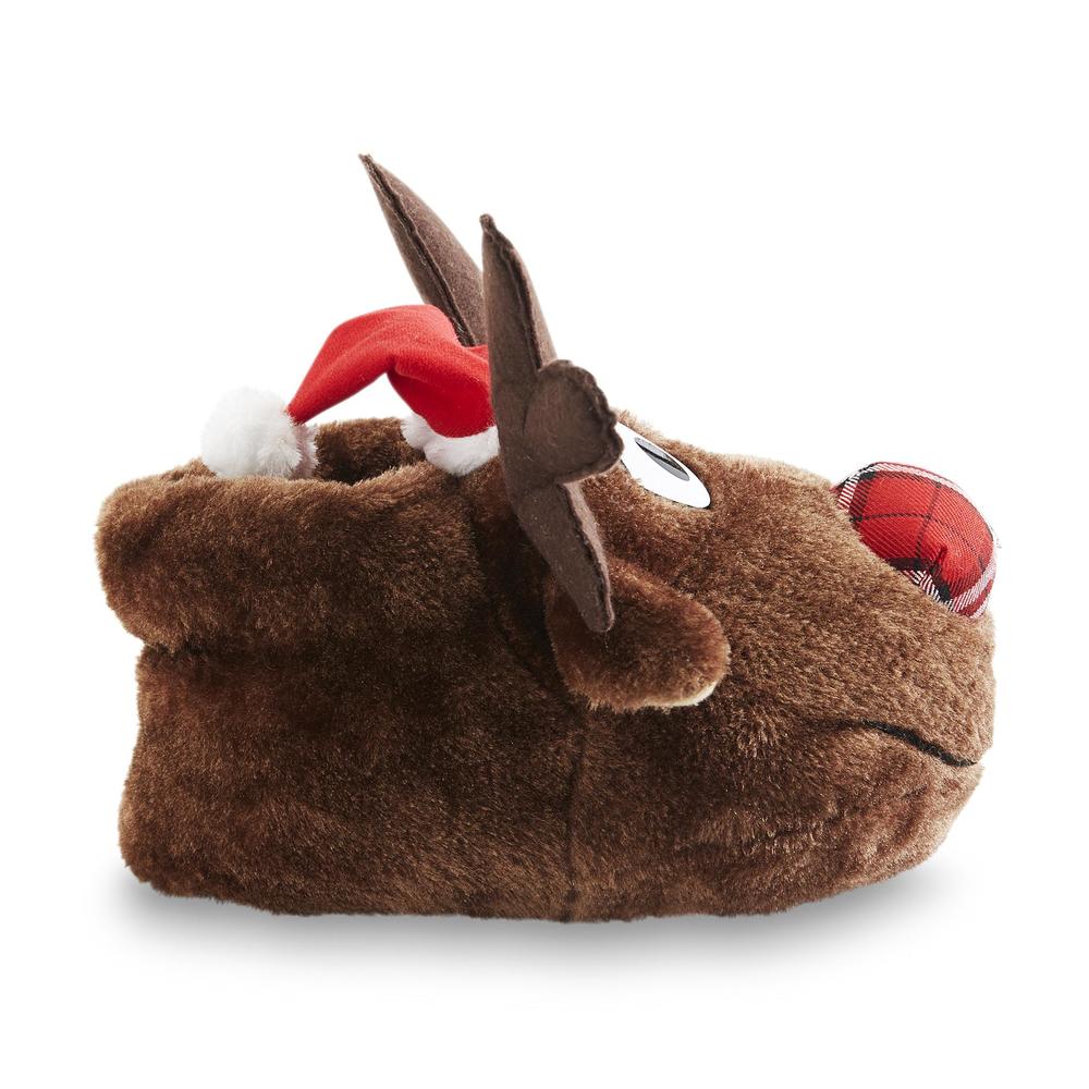 &nbsp; Women's Reindeer Brown Slipper