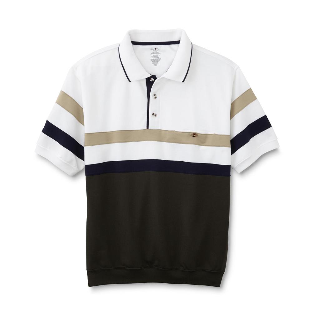 David Taylor Collection Men's Polo Shirt - Striped
