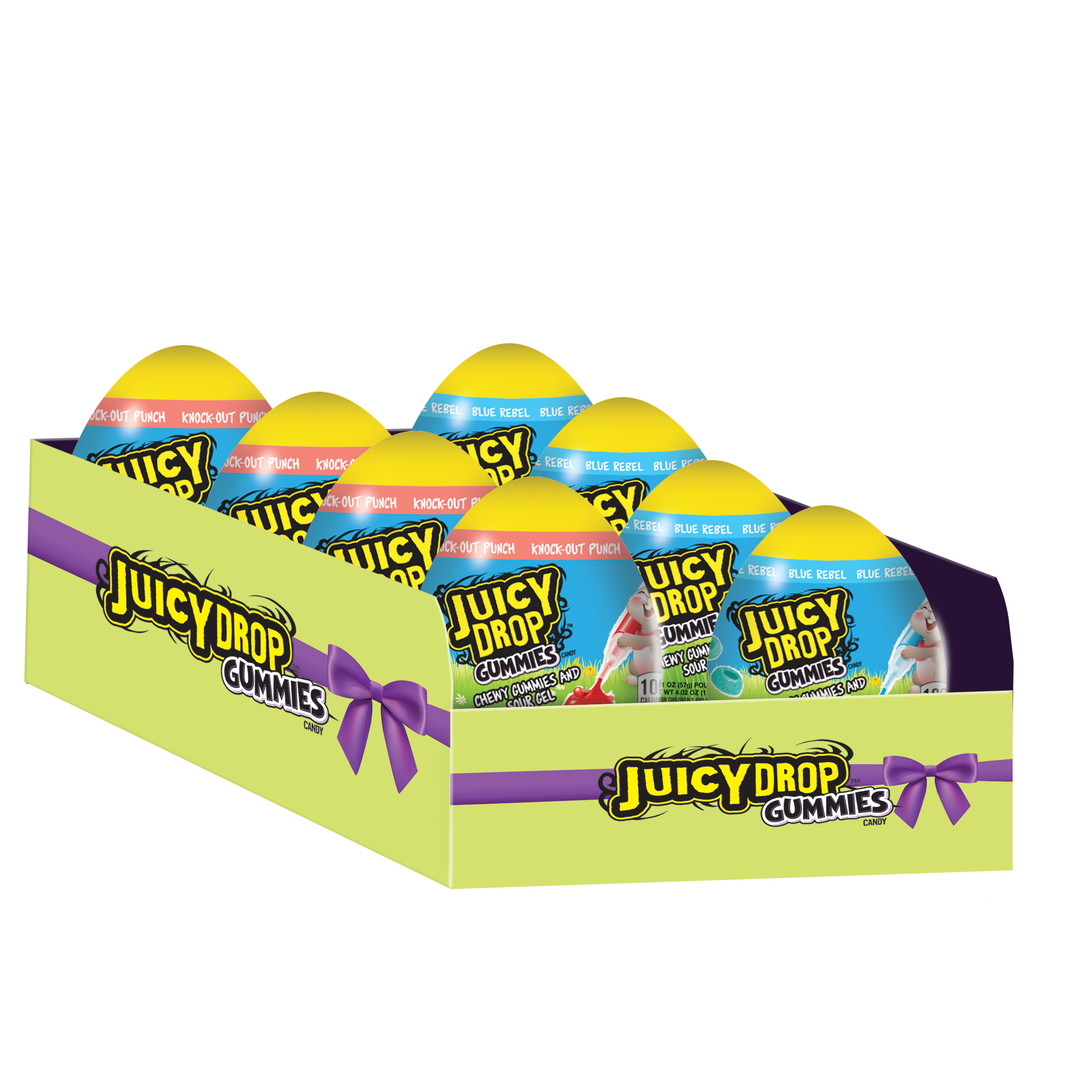 Juicy Drop Gummy Giant Egg - 8 Count