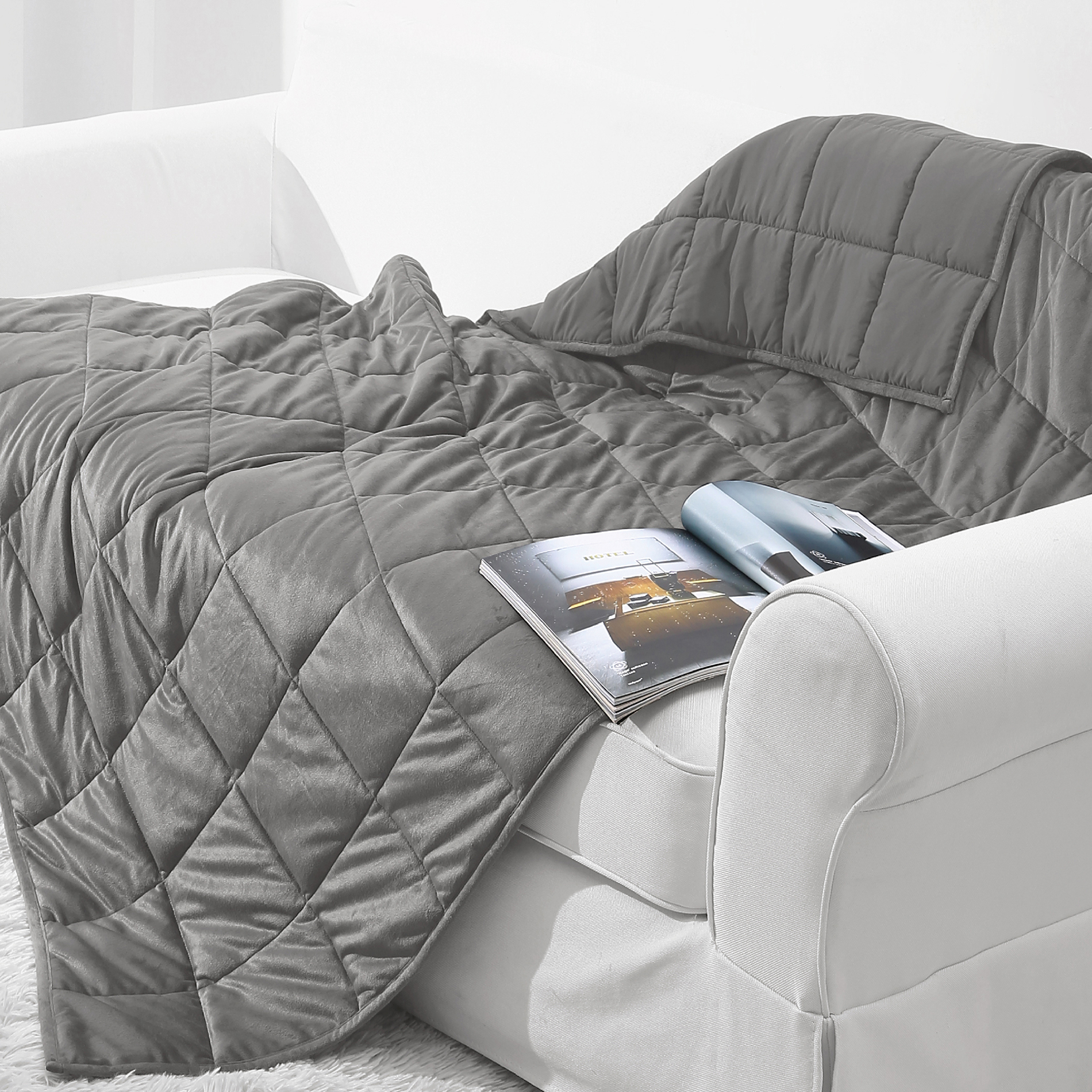 Weighted Blanket 15 lbs. - Gray | Shop Your Way: Online Shopping & Earn