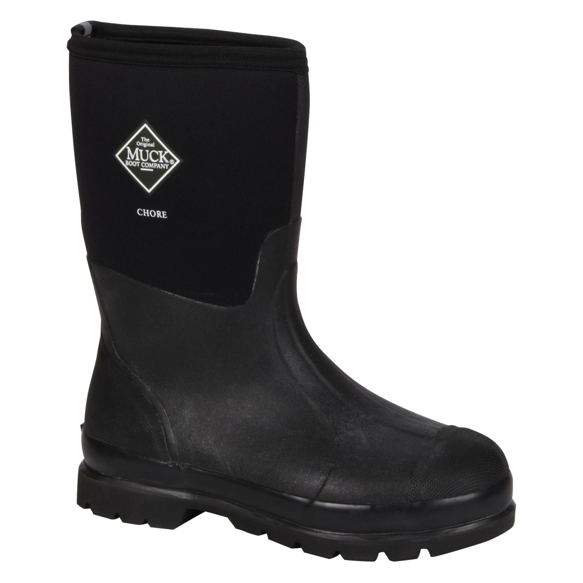 The Original Muck Boot Company Men's Chore Mid Waterproof Work Boot - Black