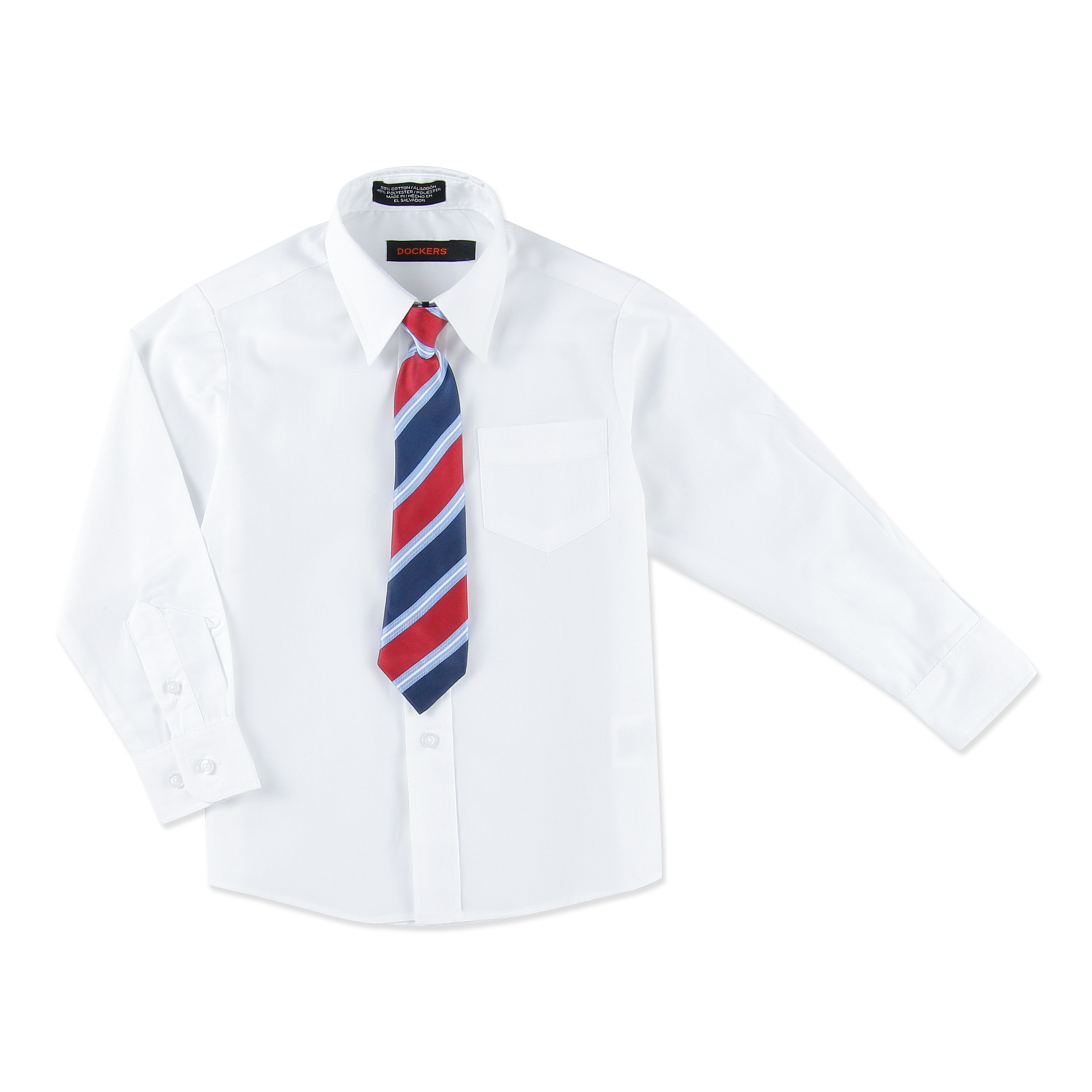 Dockers Boys' Shirt/Tie Set