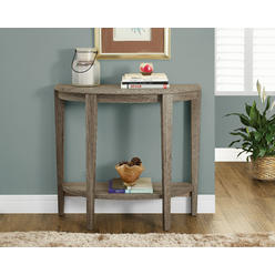 Monarch Specialties Monarch ACCENT TABLE - 36"L / DARK TAUPE HALL CONSOLE