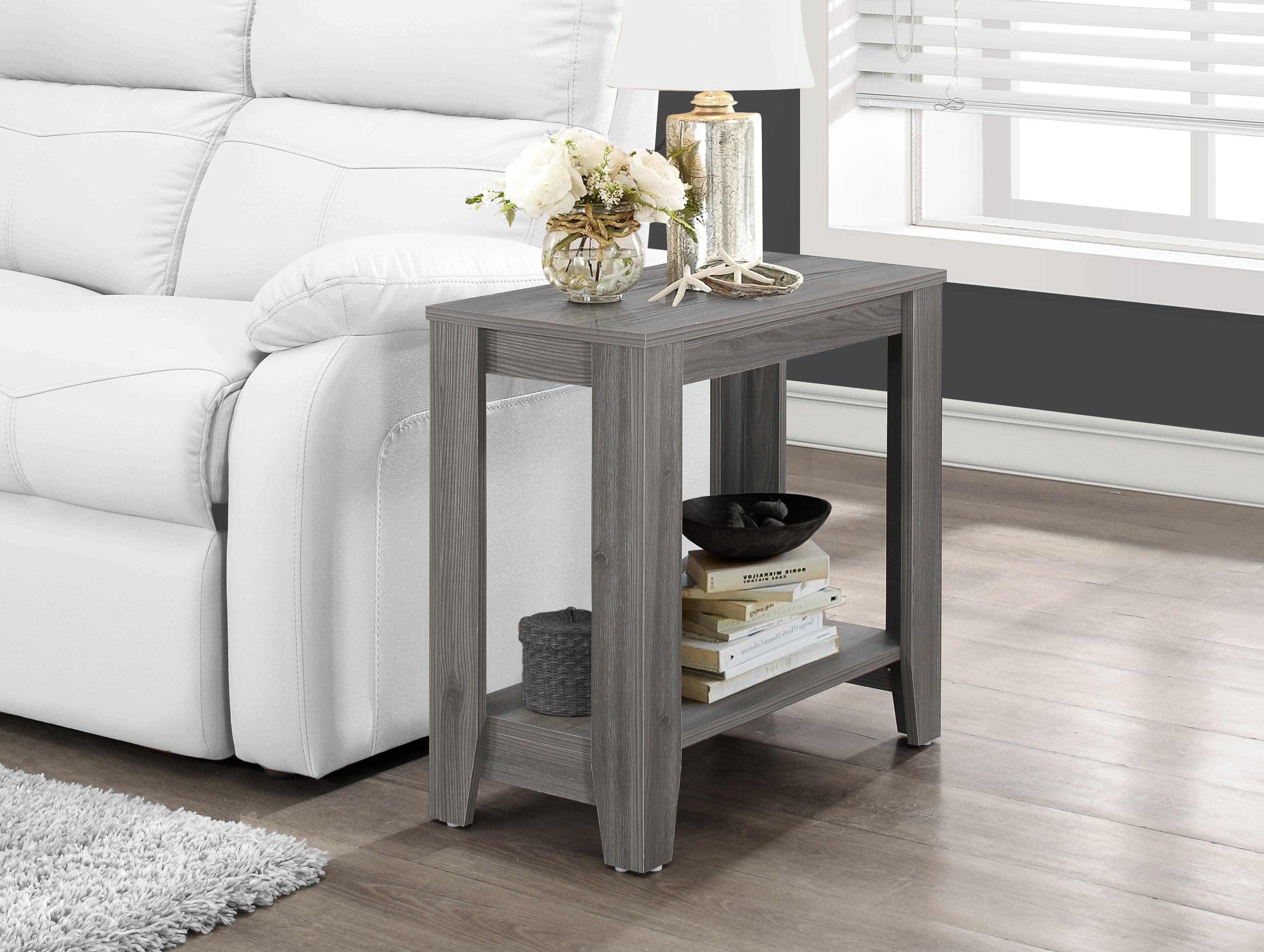 Monarch Specialties Accent Table 24"Lx22"H with shelf
