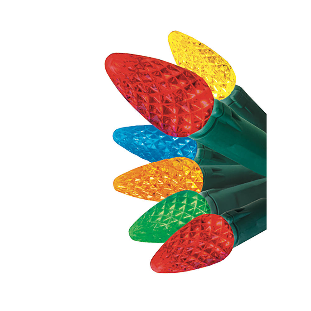 GE Energy Smart&#174; 100ct LED Crystal C5 Christmas Light Set  Multi Color