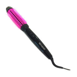 Revlon Silicone Bristle Heated Hair Styling Brush, 1 inch barrel