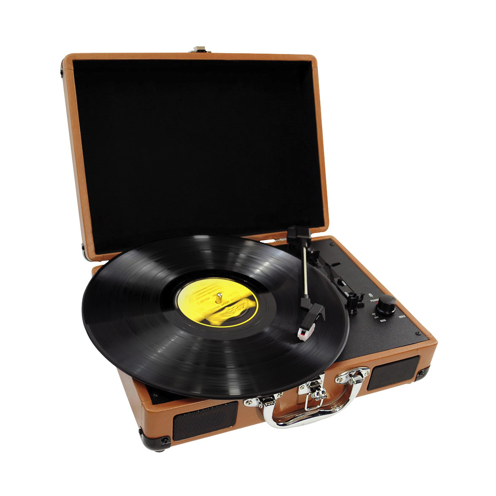 Pyle 97076386M Retro Belt-Drive Turntable with USB-to-PC Connection