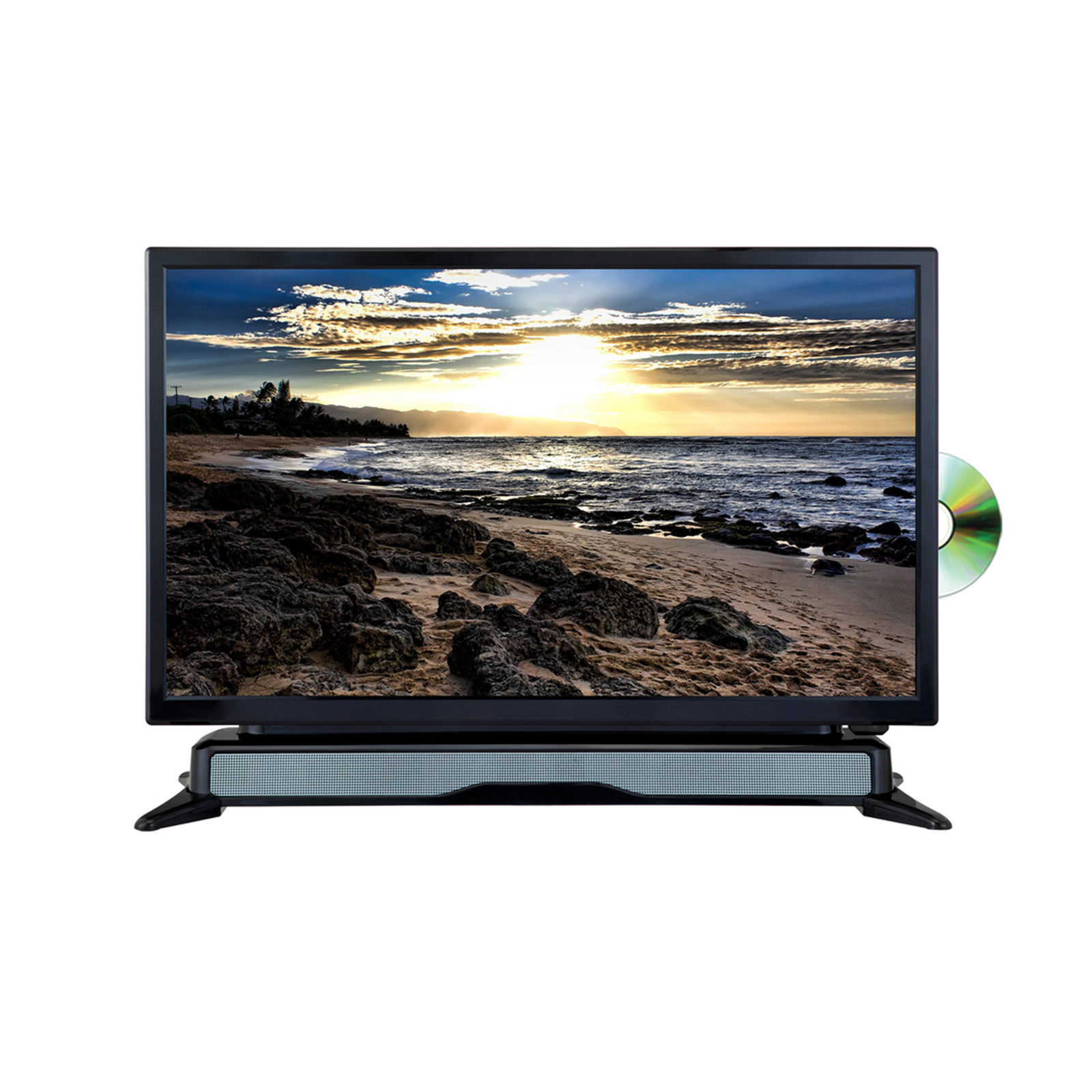 Axess 97098093M 24 Widescreen HD LED TV DVD Combo with SoundBar Axess 97098093M 24 Widescreen HD LED TV DVD Combo with SoundBar