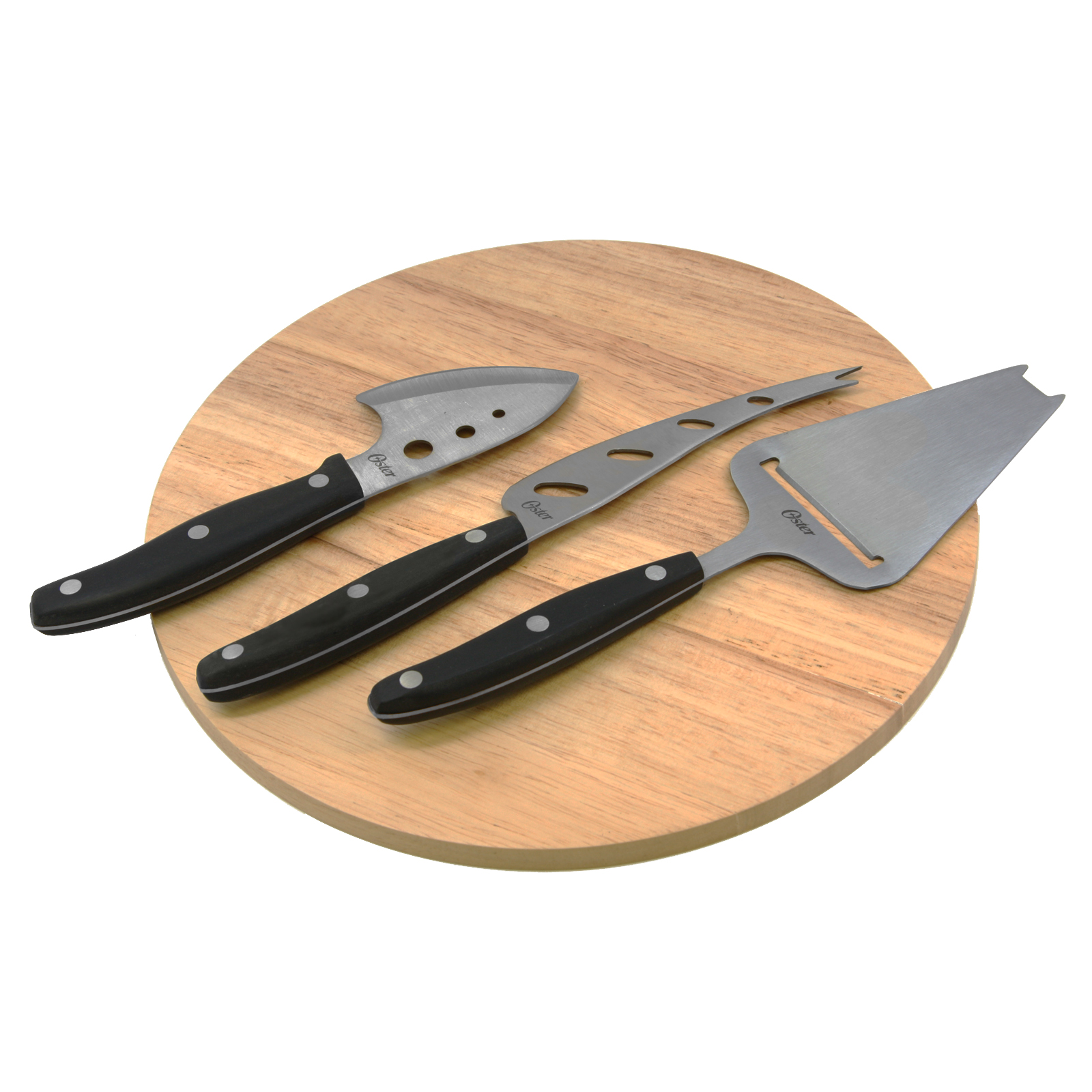Oster 4 Piece Cheese Set, Black Oster 4 Piece Cheese Set, Black