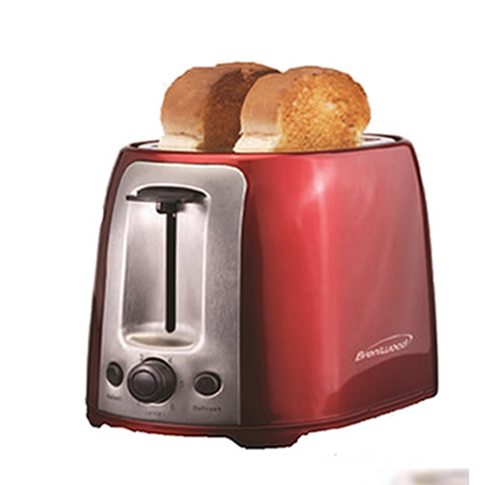 Brentwood 97091232M  2-Slice Cool Touch Toaster&#8212;Red and Stainless Steel