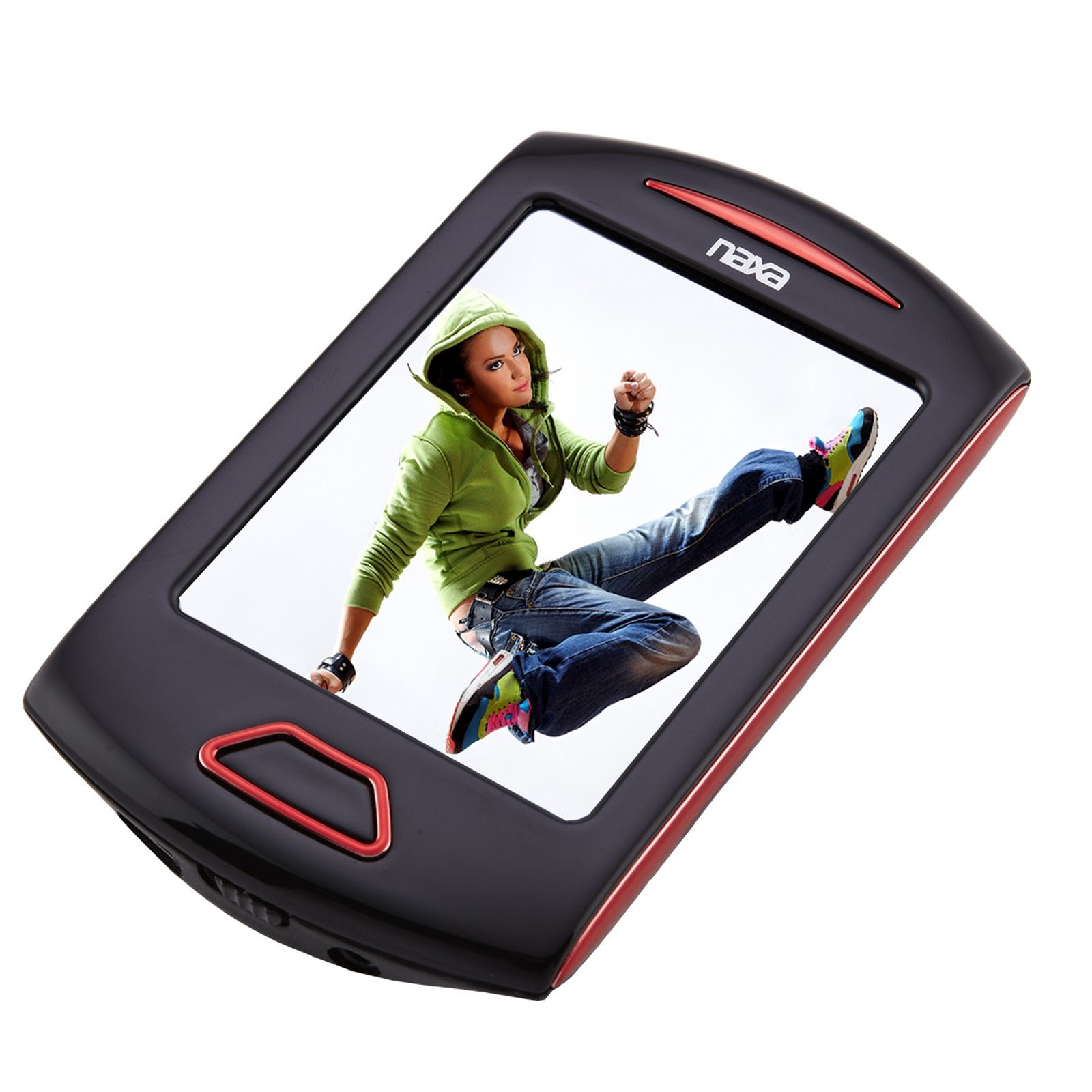 Naxa 97091495M Portable 8GB Media Player with 2.8 Touch Screen-Red, Red Naxa 97091495M Portable 8GB Media Player with 2.8 Touch Screen-Red, Red