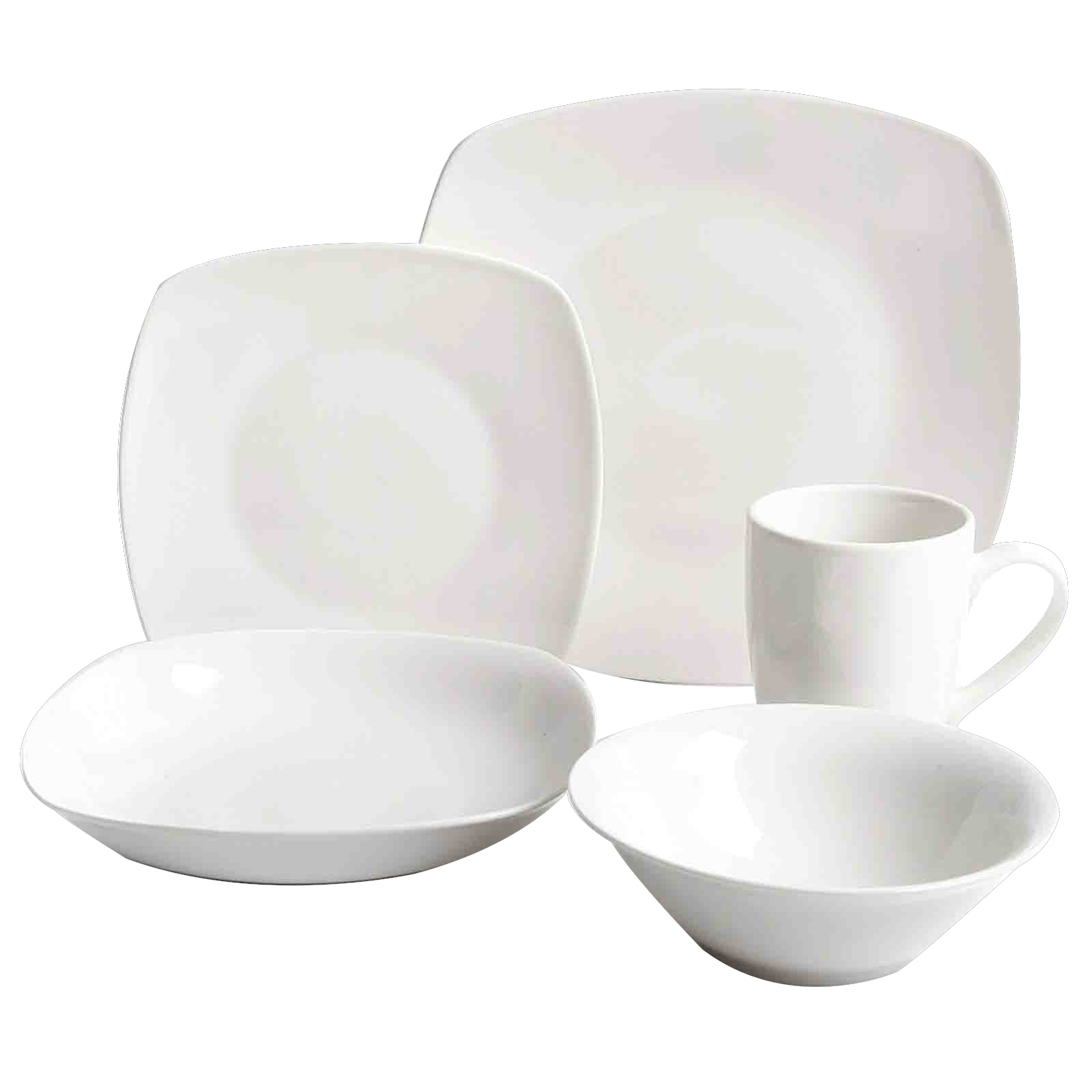 Gibson Zen Buffetware 30 pc Dinnerware Set