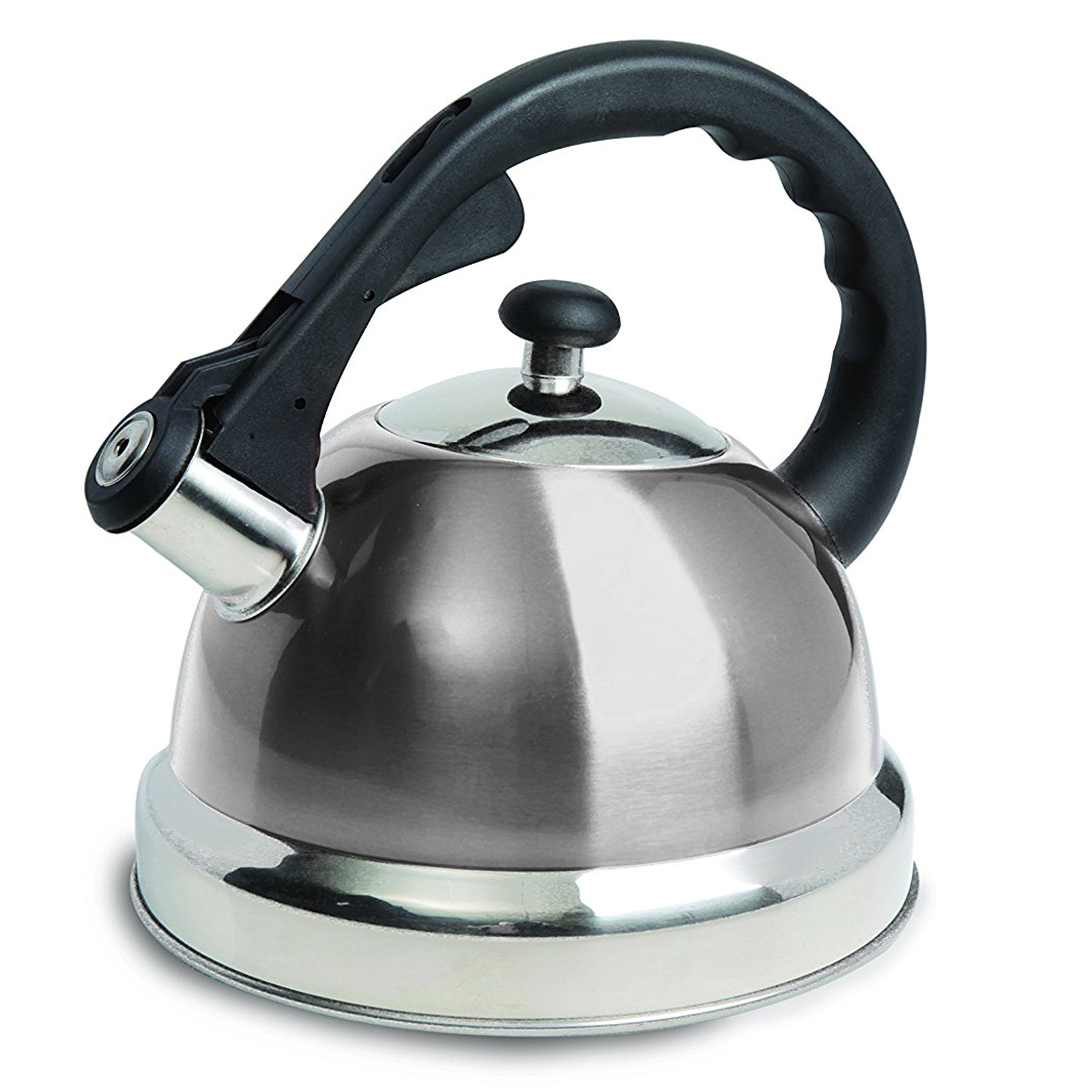 Mr. Coffee 970100684M Claredale 1.7 Qt Whistling Tea Kettle - Brushed SS - Nylon Handle - SS