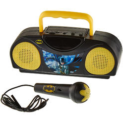 DC Comics Batman Portable Radio Karaoke Kit With Microphone