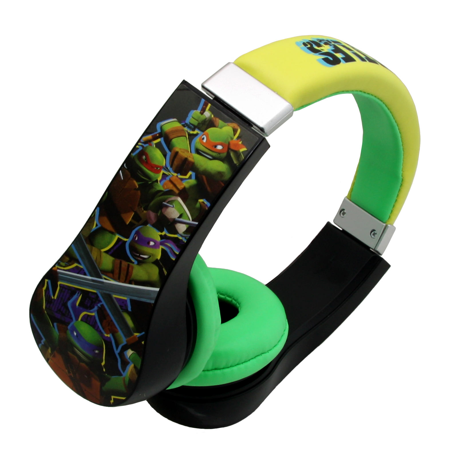Nickelodeon Teenage Mutant Ninja Turtles Kids Friendly Cushioned Headphones with Volume Limiter
