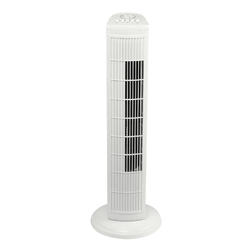 Brentwood Kool Zone Oscillating Tower Fan, 3-Speed 30-inch, White