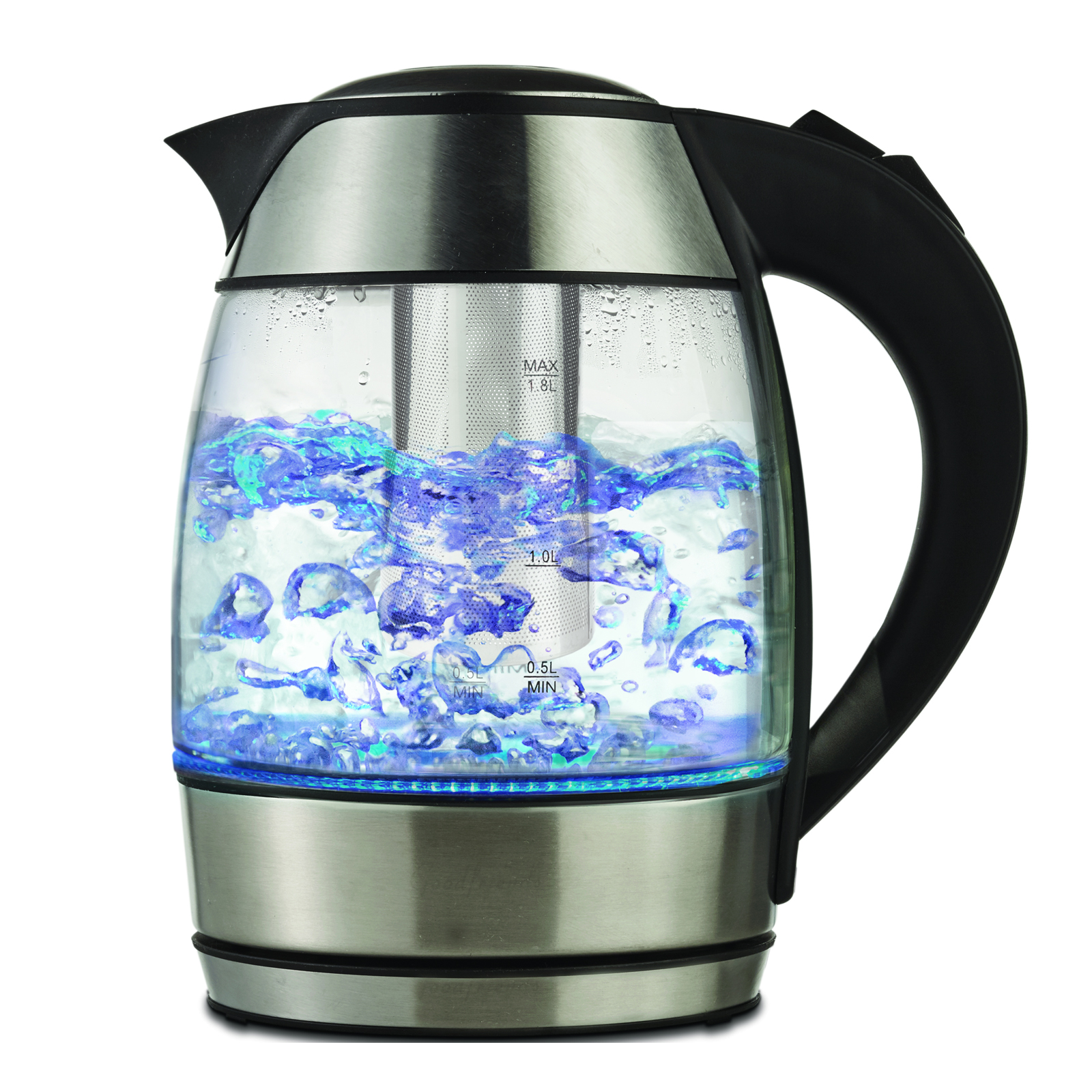 Brentwood 97094450M 1.8 L Borosilicate Glass Tea Kettles with Tea infuser Shop Your Way
