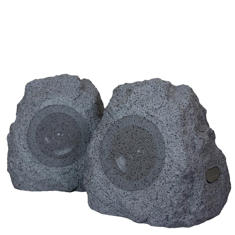 Befree Sound 970103649M Bluetooth Portable Outdoor Weather Resistant Rock Speakers