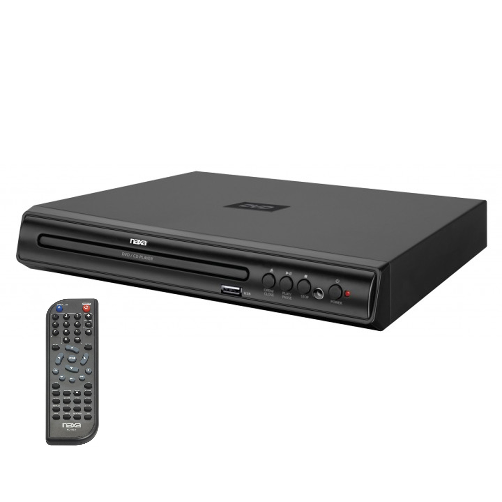Naxa 97086363M High Resolution 2 Channel Progressive Scan DVD Player