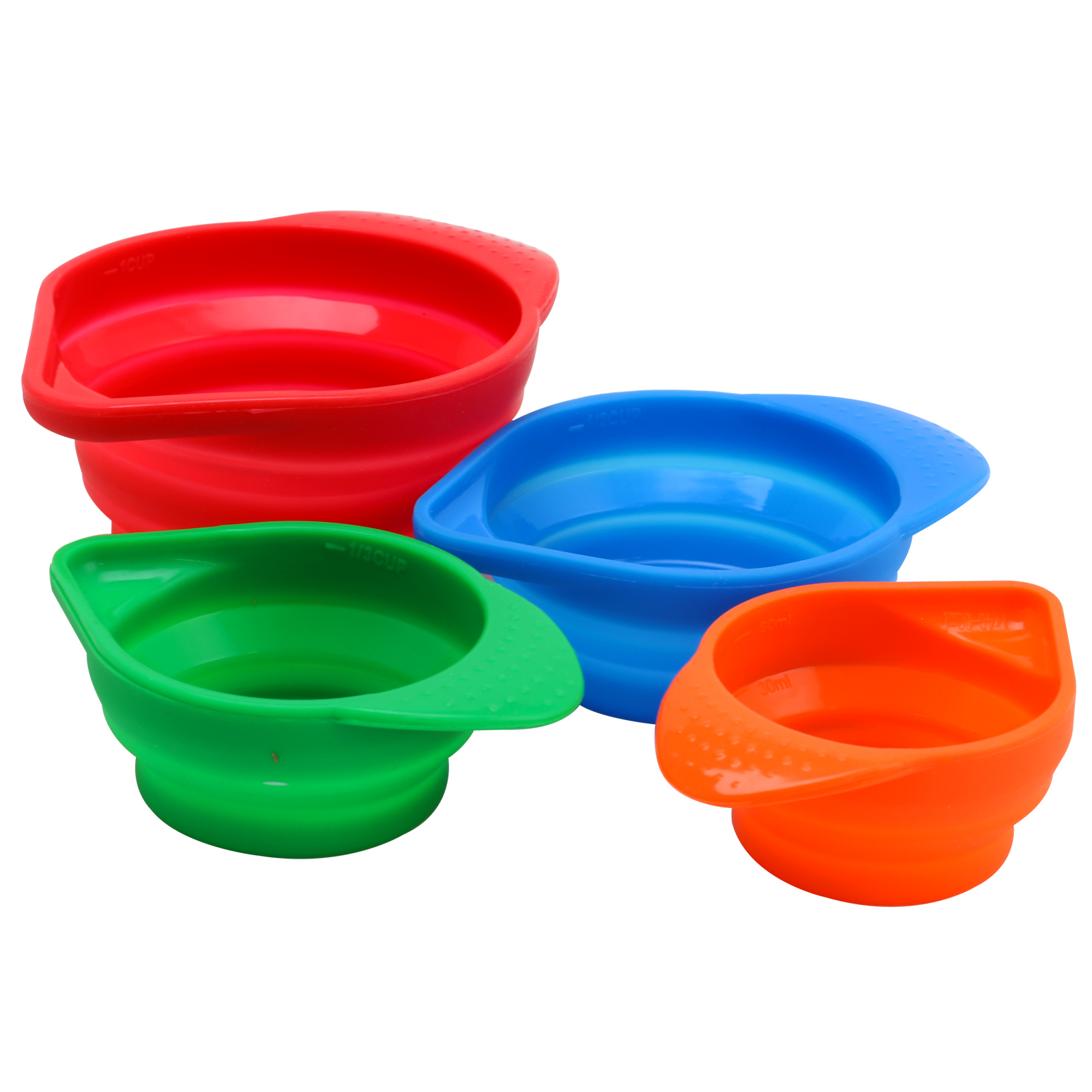 Weight Watchers Howland Collapsible 4 Piece Measuring Cup Set, Multi Weight Watchers Howland Collapsible 4 Piece Measuring Cup Set, Multi
